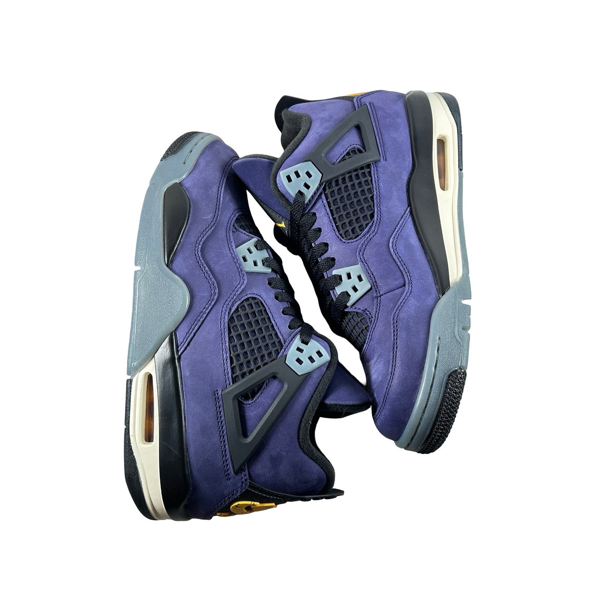 IB4171 500 Jordan 4 Retro Lakers (GS) [USED] - 5.5 Y (Used)