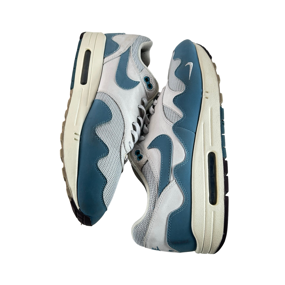DH1348 004 Nike Air Max 1 Patta Waves Noise Aqua [USED] - 12.5 M (Used) (Replace Box)