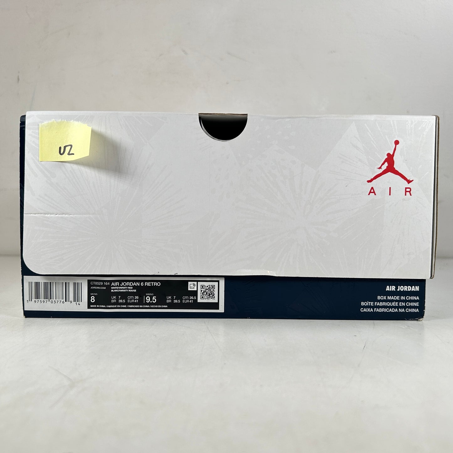 CT8529 164 Jordan 6 Retro Olympic (2024) - 8 M (Used2)