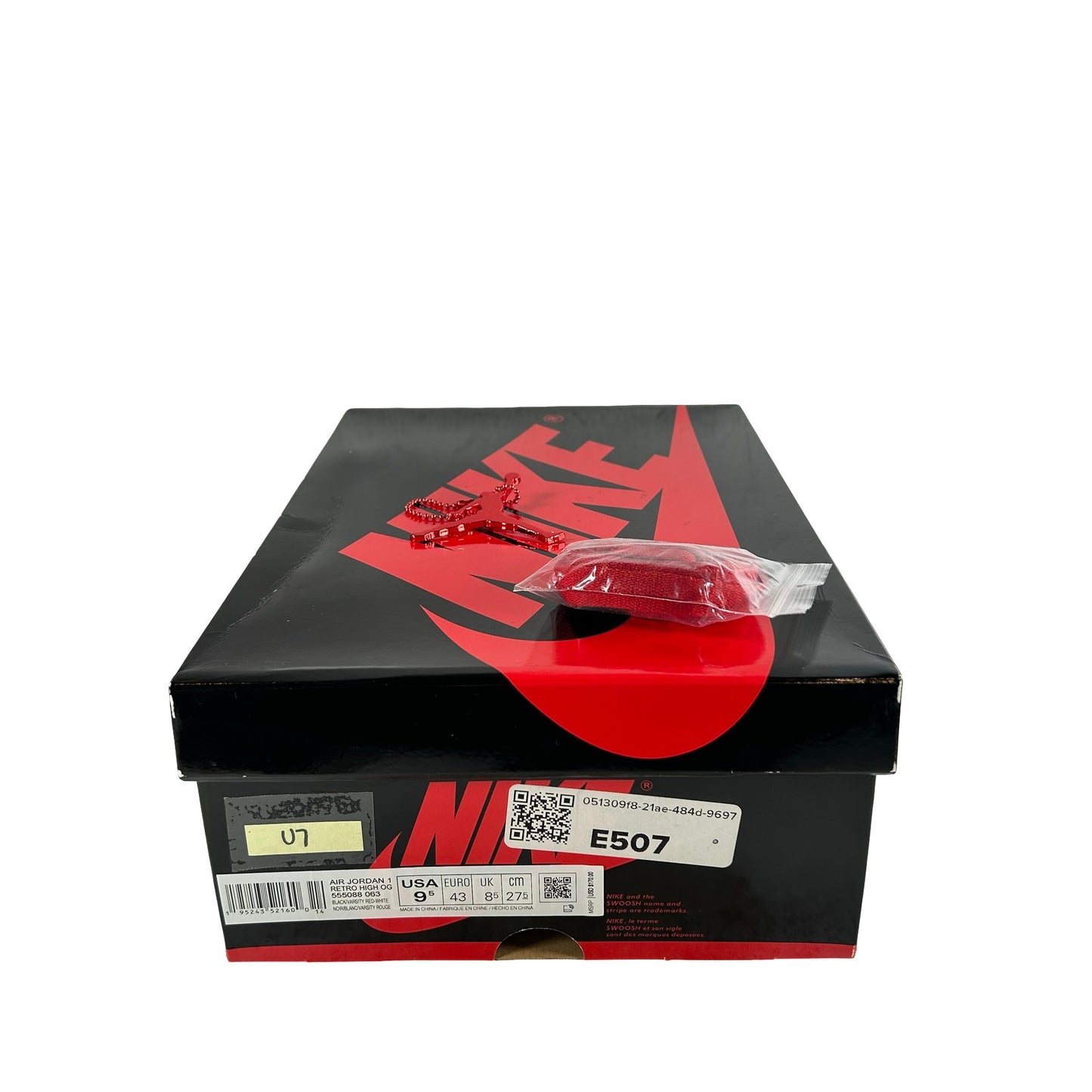 555088 063 Jordan 1 Retro High OG Patent Bred [USED] - 9.5 M (Used7)