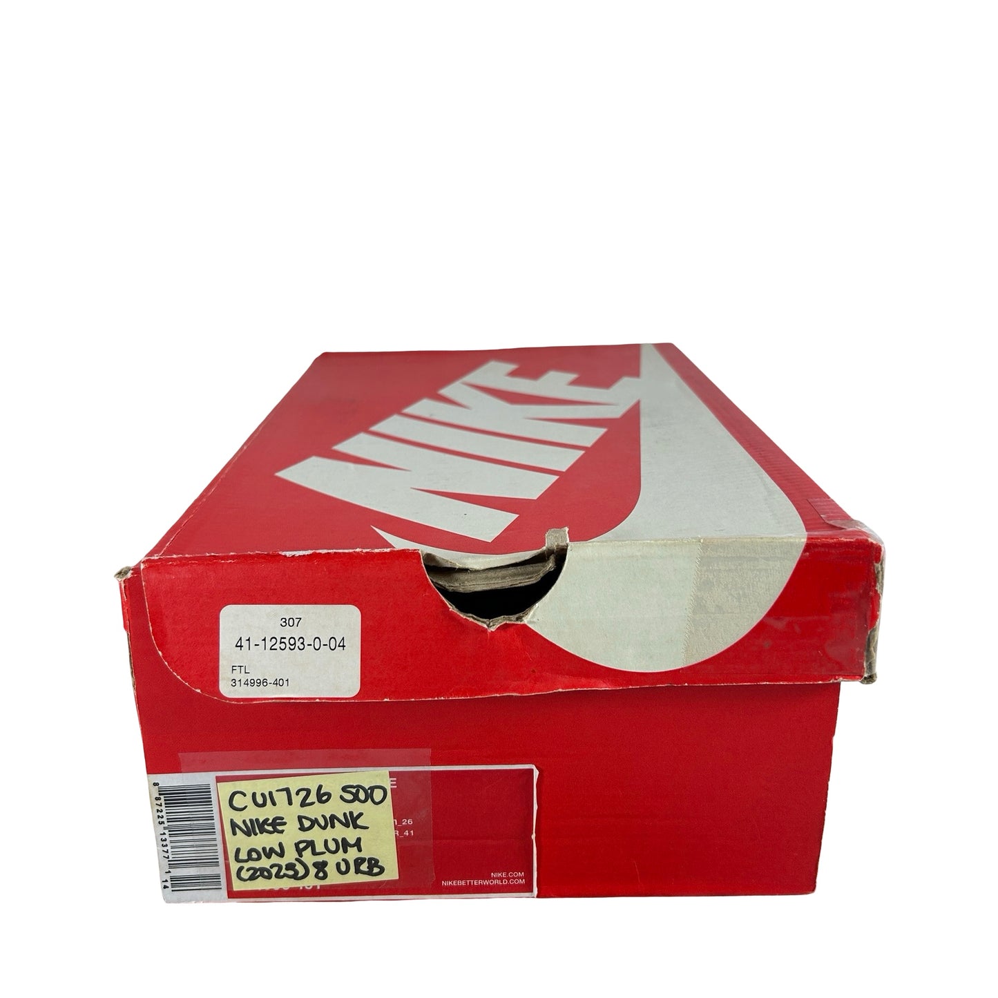 CU1726 500 Nike Dunk Low Plum (2023) [USED] - 8 M (Used) (Replace Box)