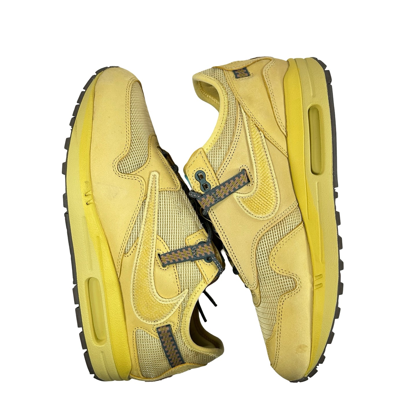 DO9392 700 Nike Air Max 1 Travis Scott Cactus Jack Saturn Gold [USED] - 10 M (Used)