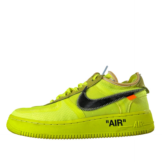 AO4606 700 Nike Air Force 1 Low Off-White Volt [USED] - 7 M (Used2)