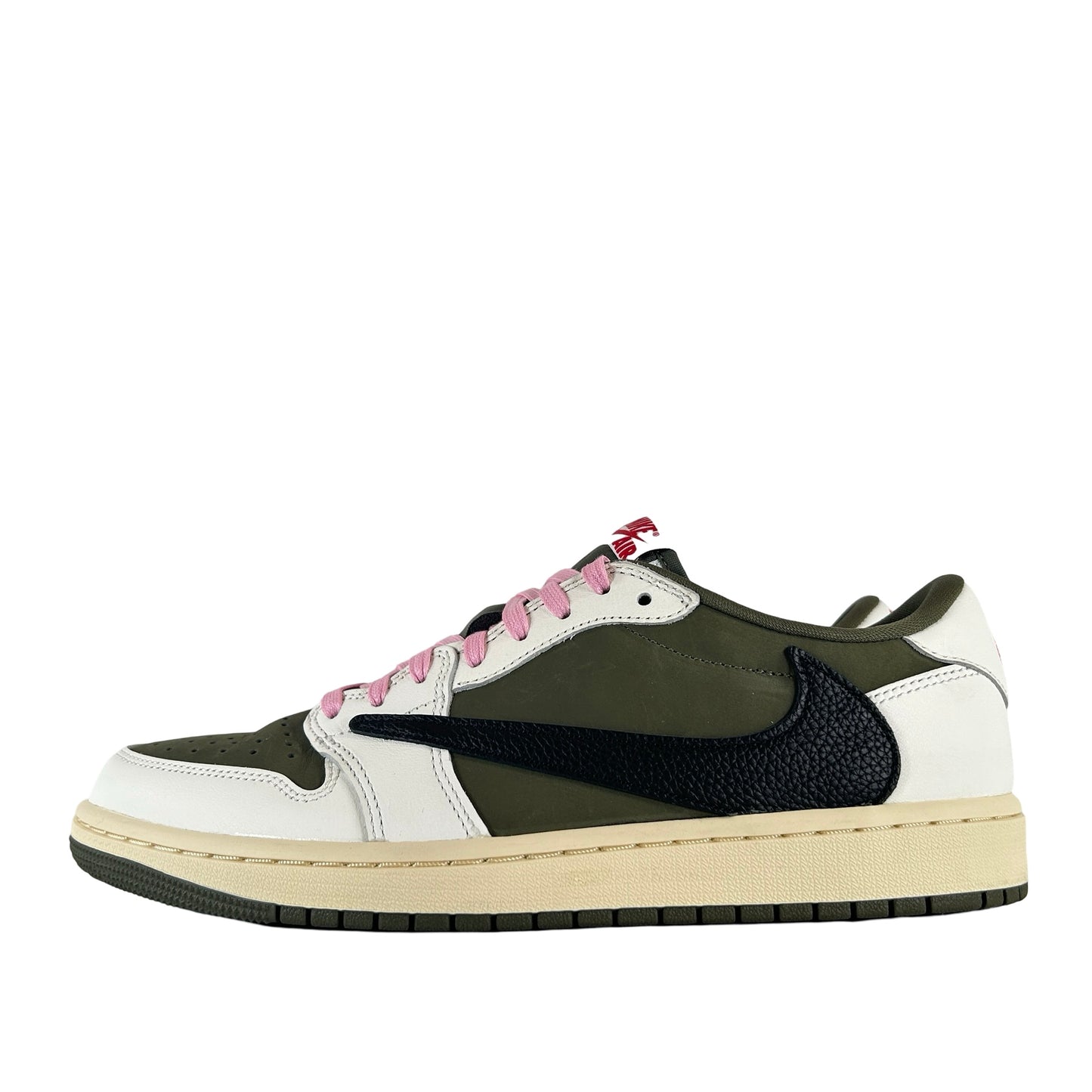 DM7866 200 Jordan 1 Retro Low OG SP Travis Scott Medium Olive [USED] - 9.5 M (Used) (No Box)