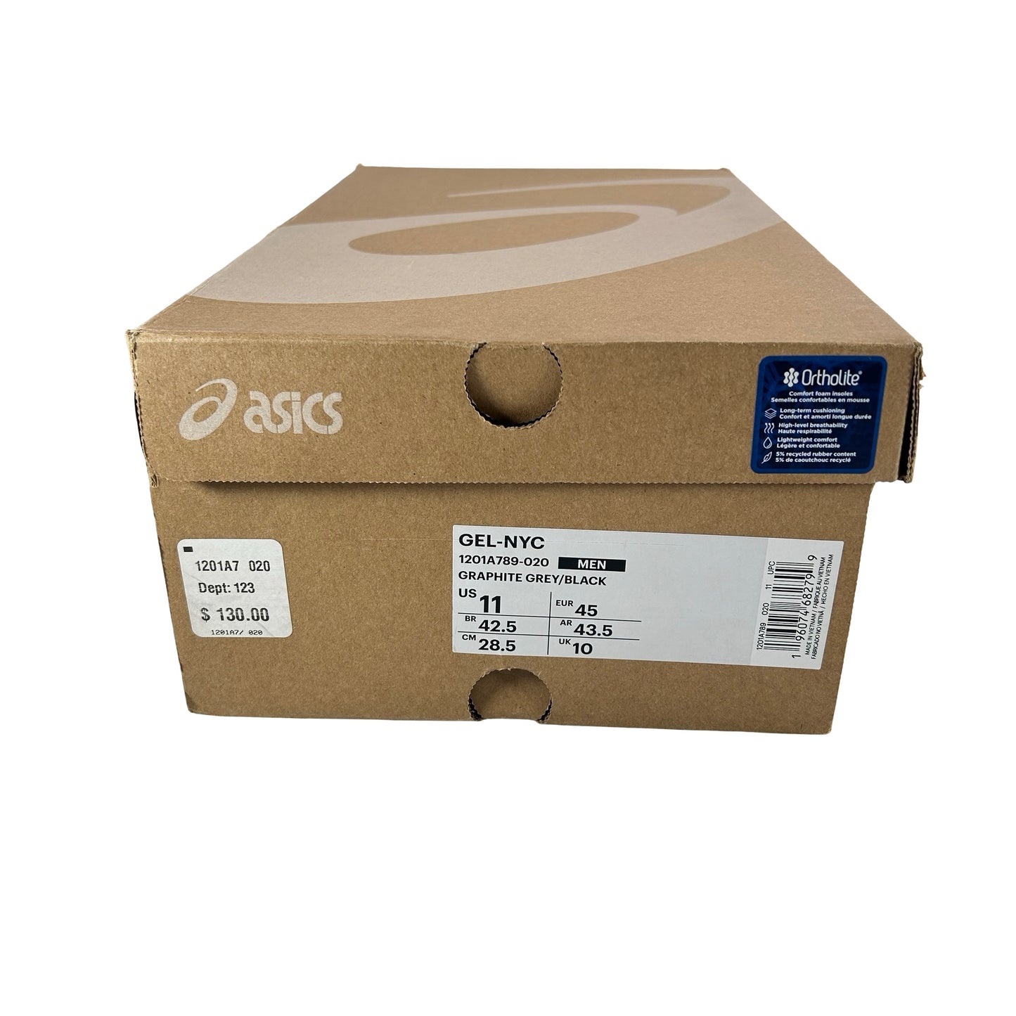 1201A789 020 ASICS Gel-NYC Graphite Grey Black [USED] - 11 M (Used)