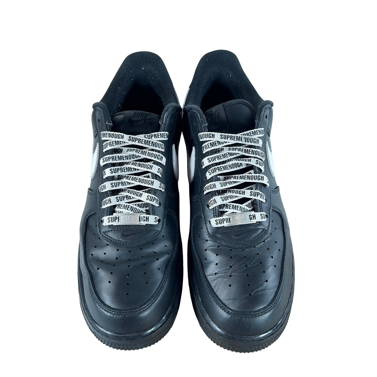 CU9225 002 Nike Air Force 1 Low Supreme Black White [USED] - 11.5 M (Used2)