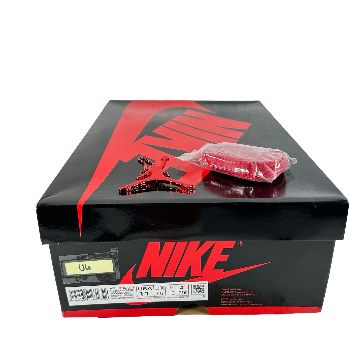555088 063 Jordan 1 Retro High OG Patent Bred [USED] - 11 M (Used6)