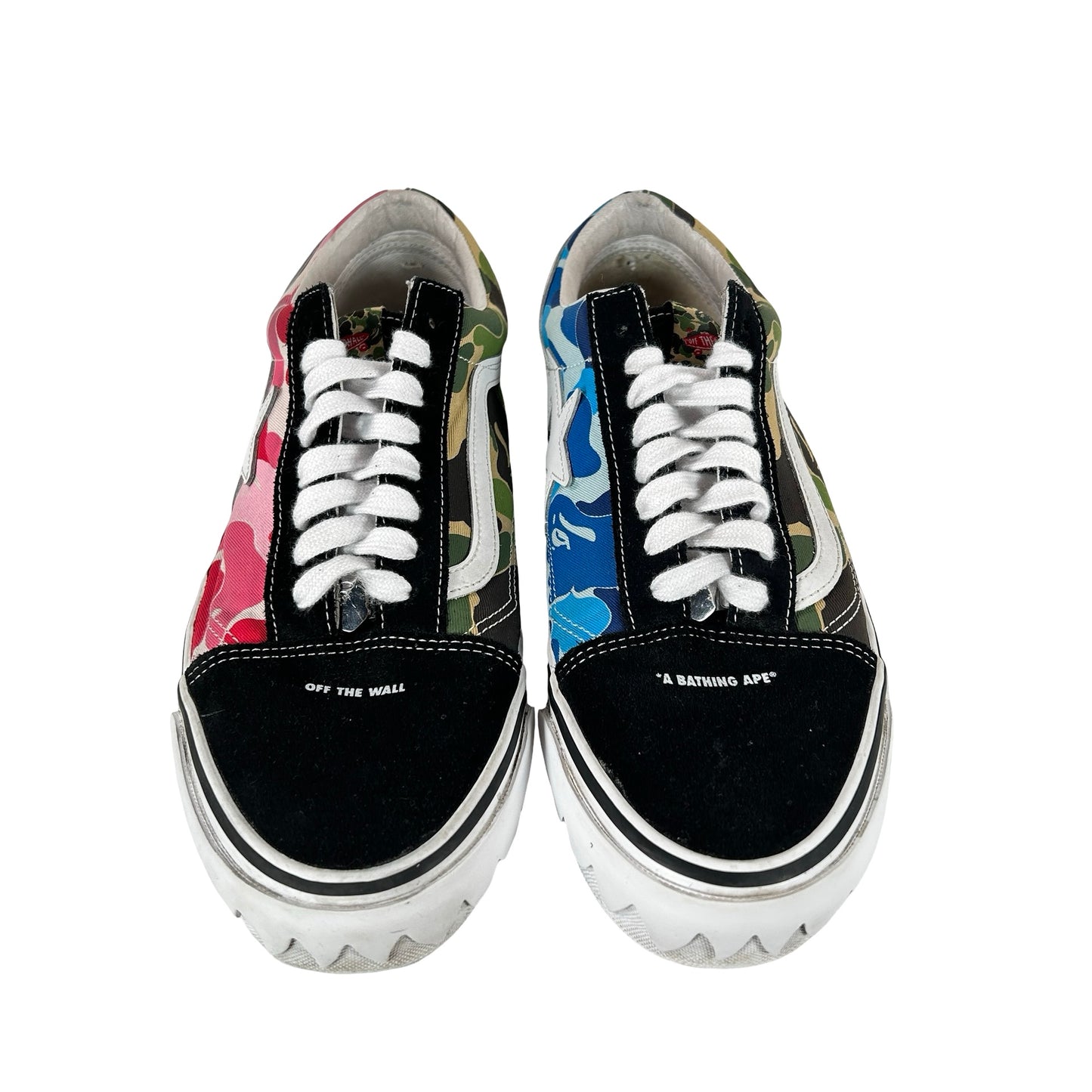 VN000E6VE36 Vans LX Old Skool Bape ABC Multi-Camo [USED] - 11.5 M (Used)