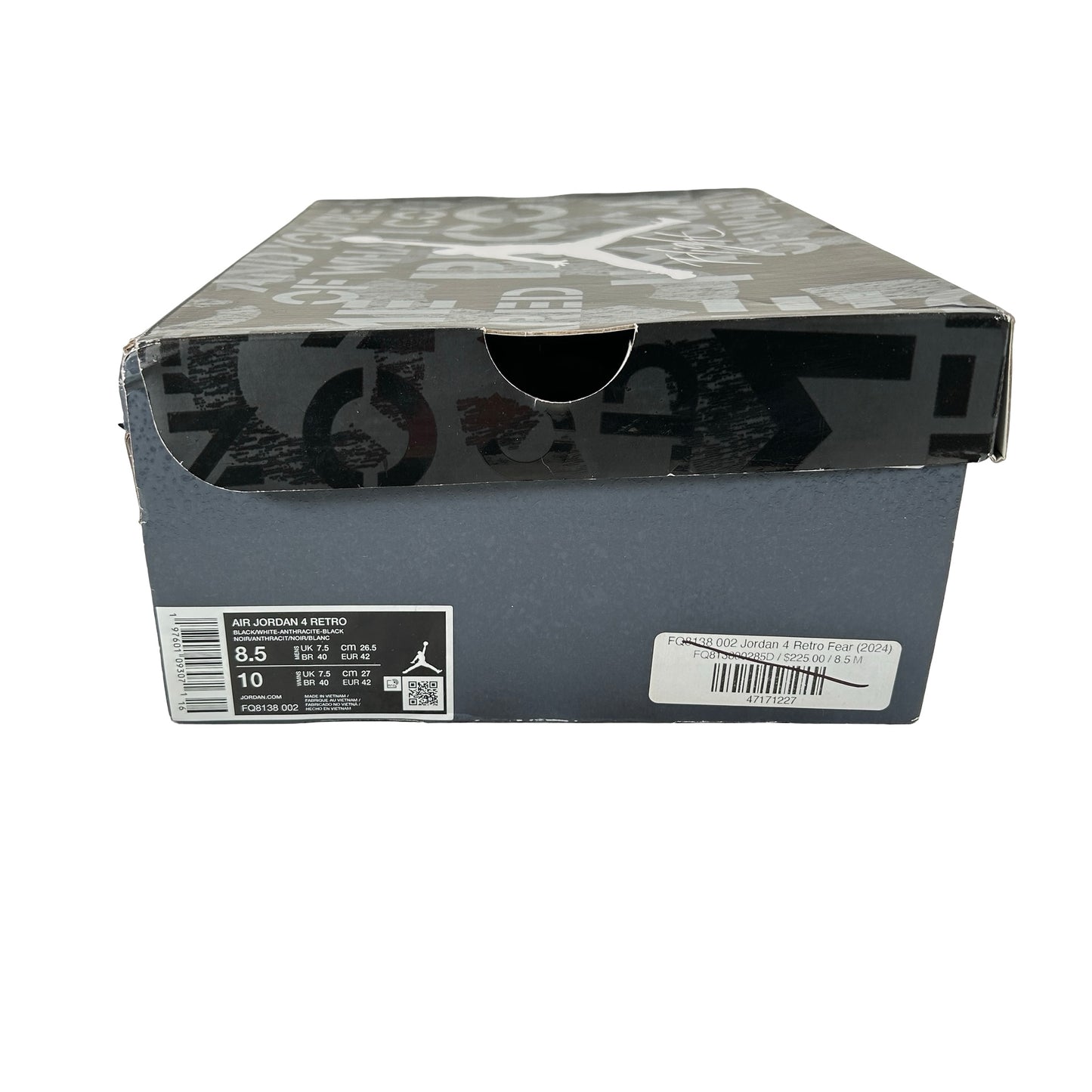 FQ8138 002 Jordan 4 Retro Fear (2024) [USED] - 8.5 M (Used)