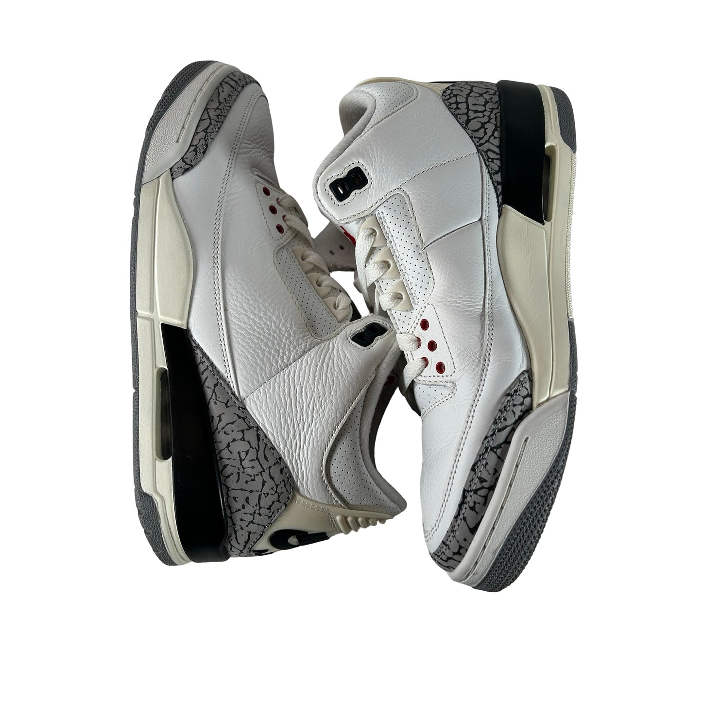 DN3707 100 Jordan 3 Retro White Cement Reimagined [USED] - 9.5 M (Used4) (No Box4)