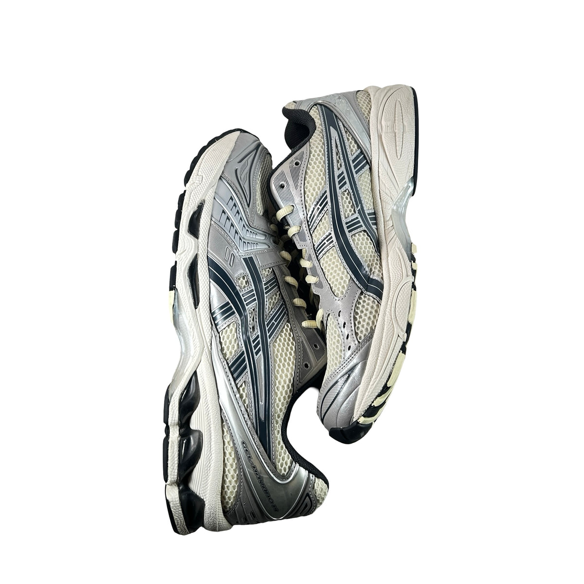 1203A740 101 ASICS Gel-Kayano 14 Silver Papaya [USED] - 12 M (Used)