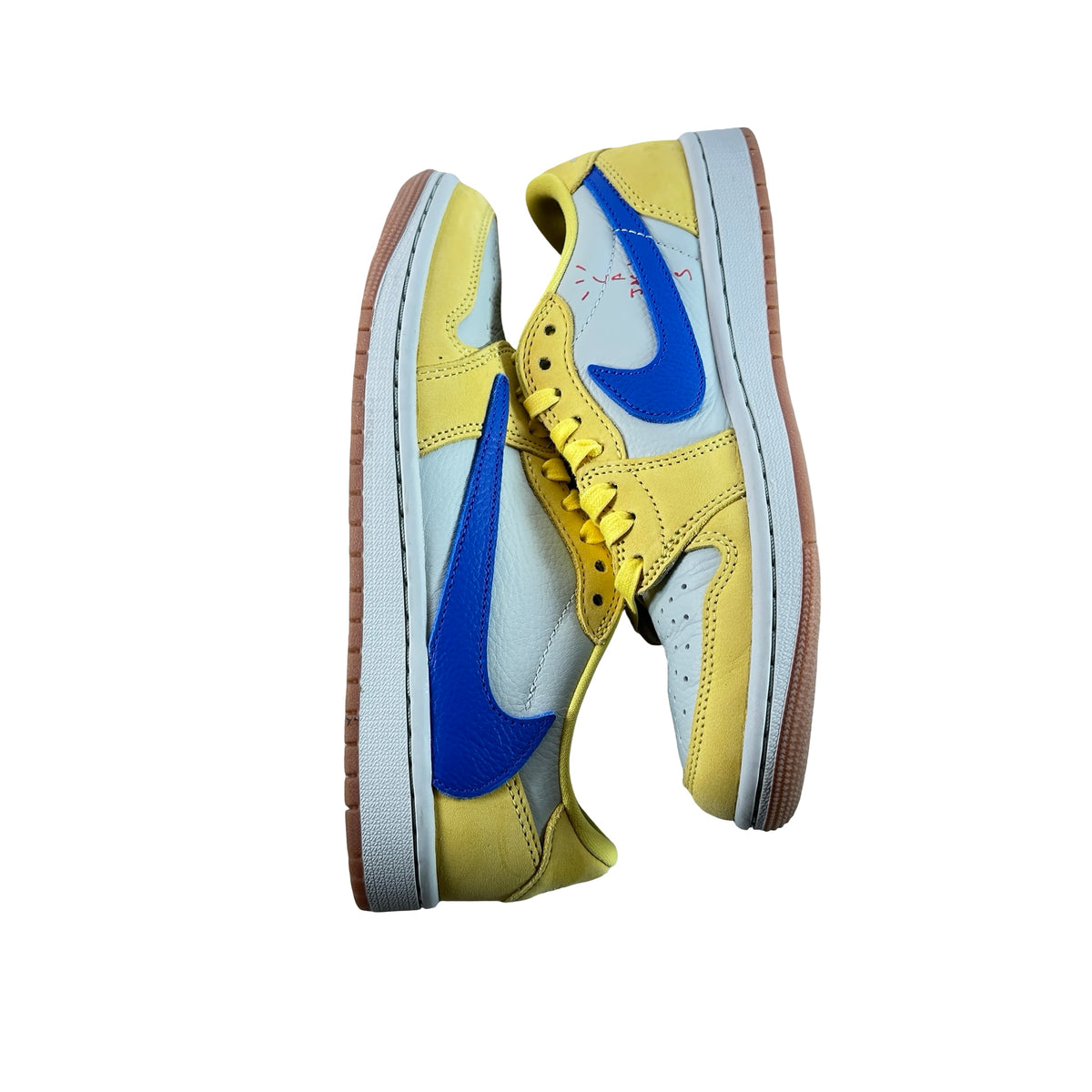 DZ4137 700 Jordan 1 Retro Low OG SP Travis Scott Canary (W) [USED] - 7 W (Used4)