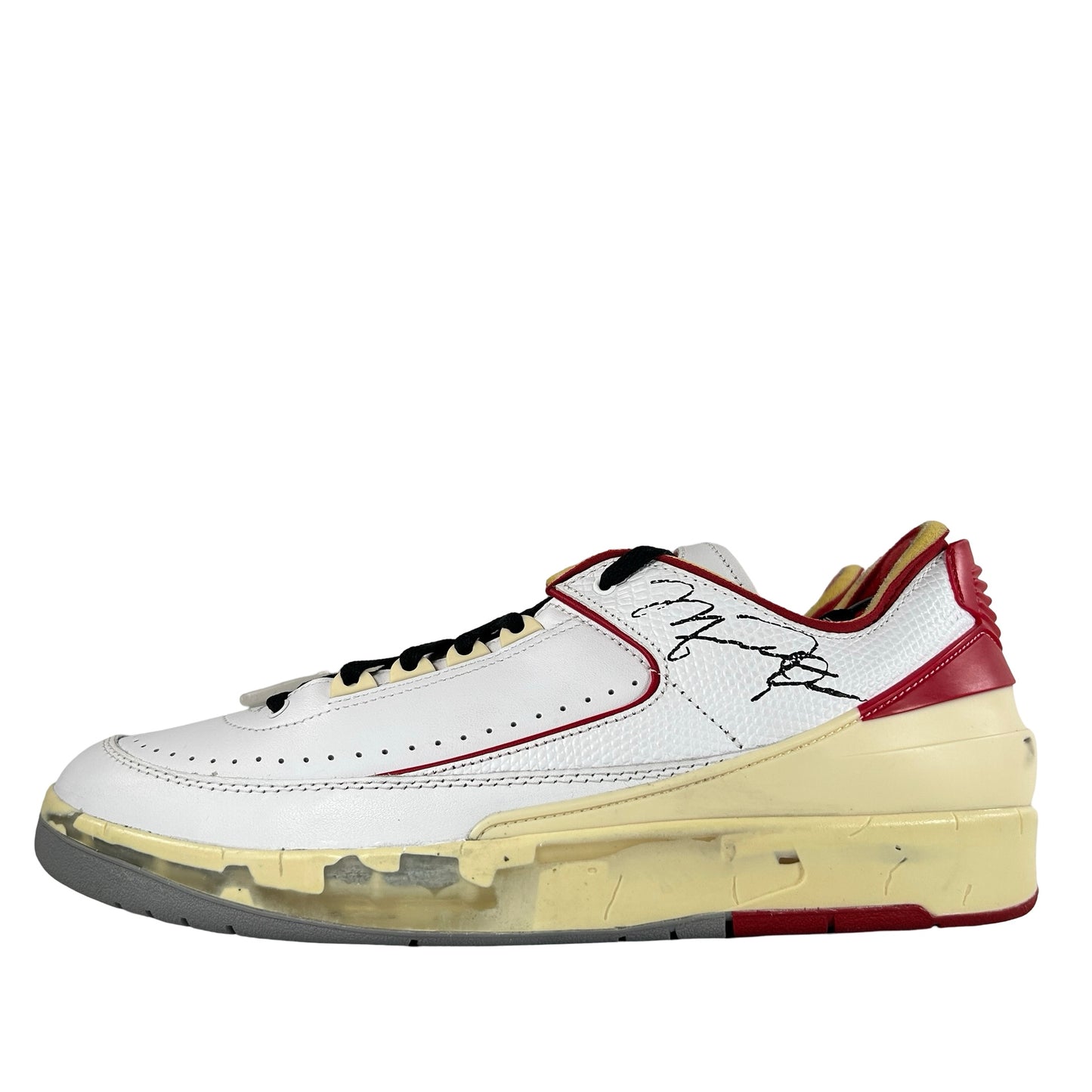 DJ4375 106 Jordan 2 Retro Low SP Off-White White Red [USED] - 12 M (Used2)