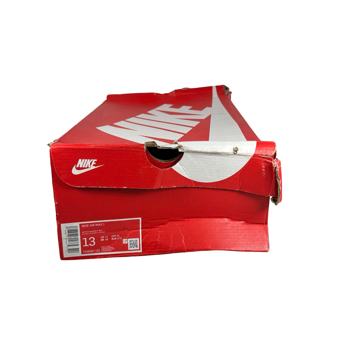 FD9082 101 Nike Air Max 1 Chili 2.0 [USED] - 13 M (Used)