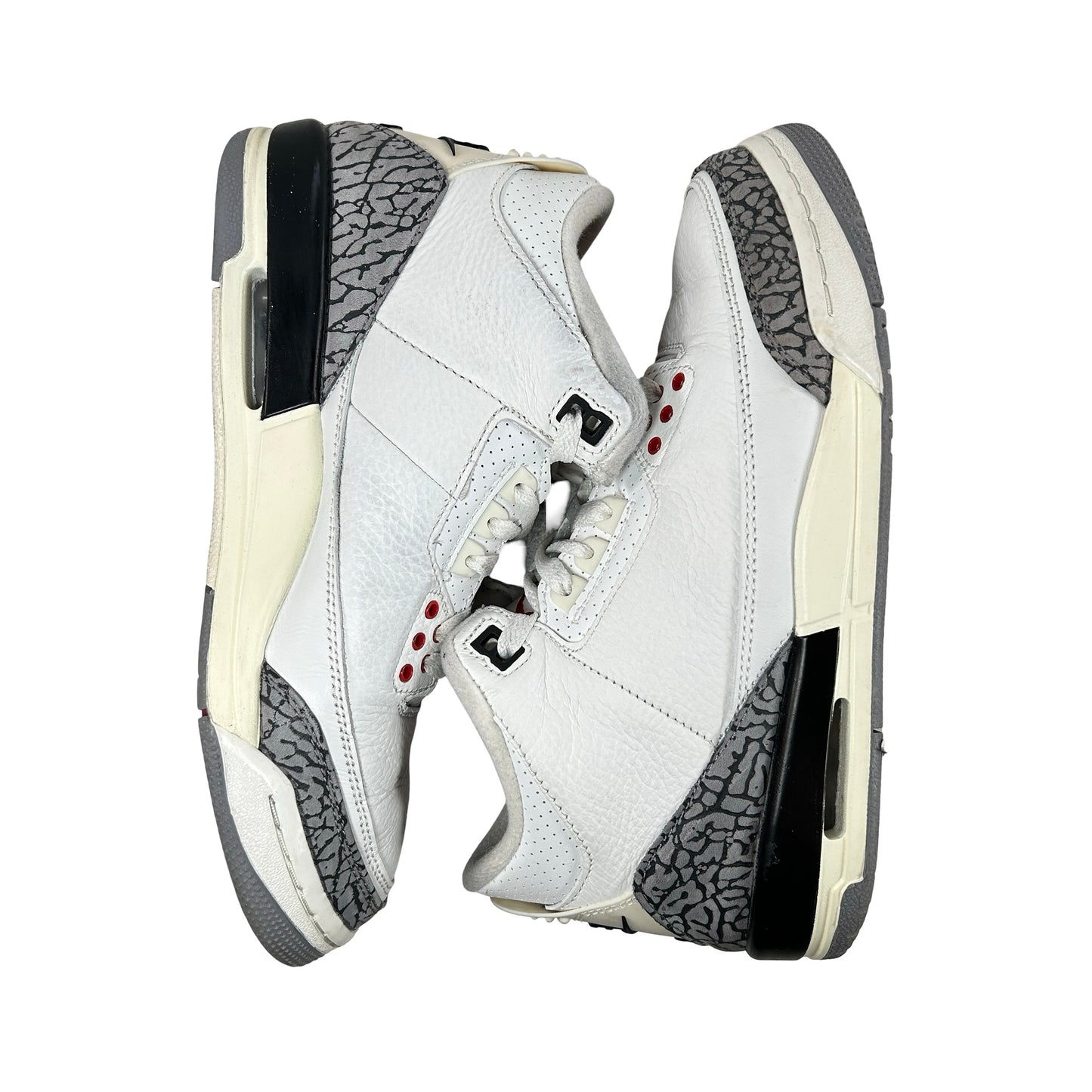 DM0967 100 Jordan 3 Retro White Cement Reimagined (GS) [USED] - 7 Y (Used6)