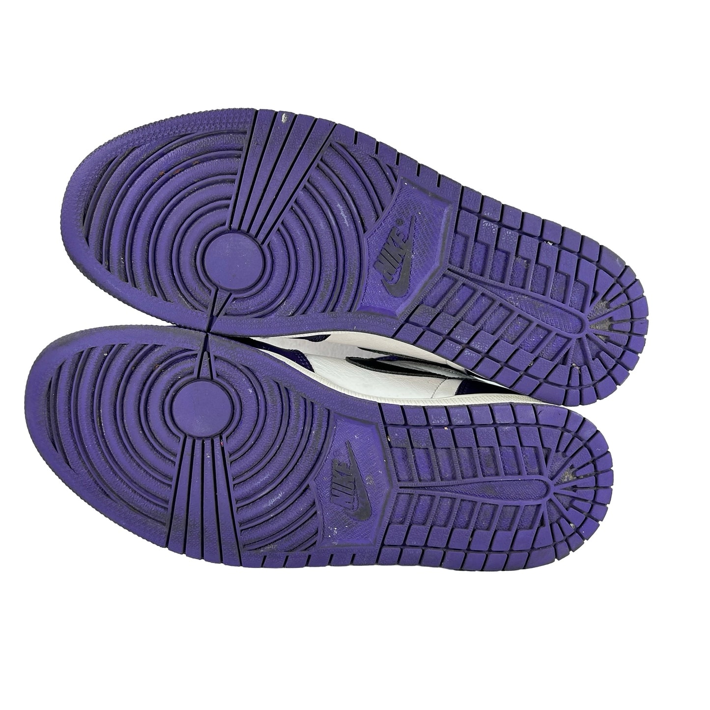 555088 500 Jordan 1 Court Purple [USED] - 9.5 M (Used) (No Box)