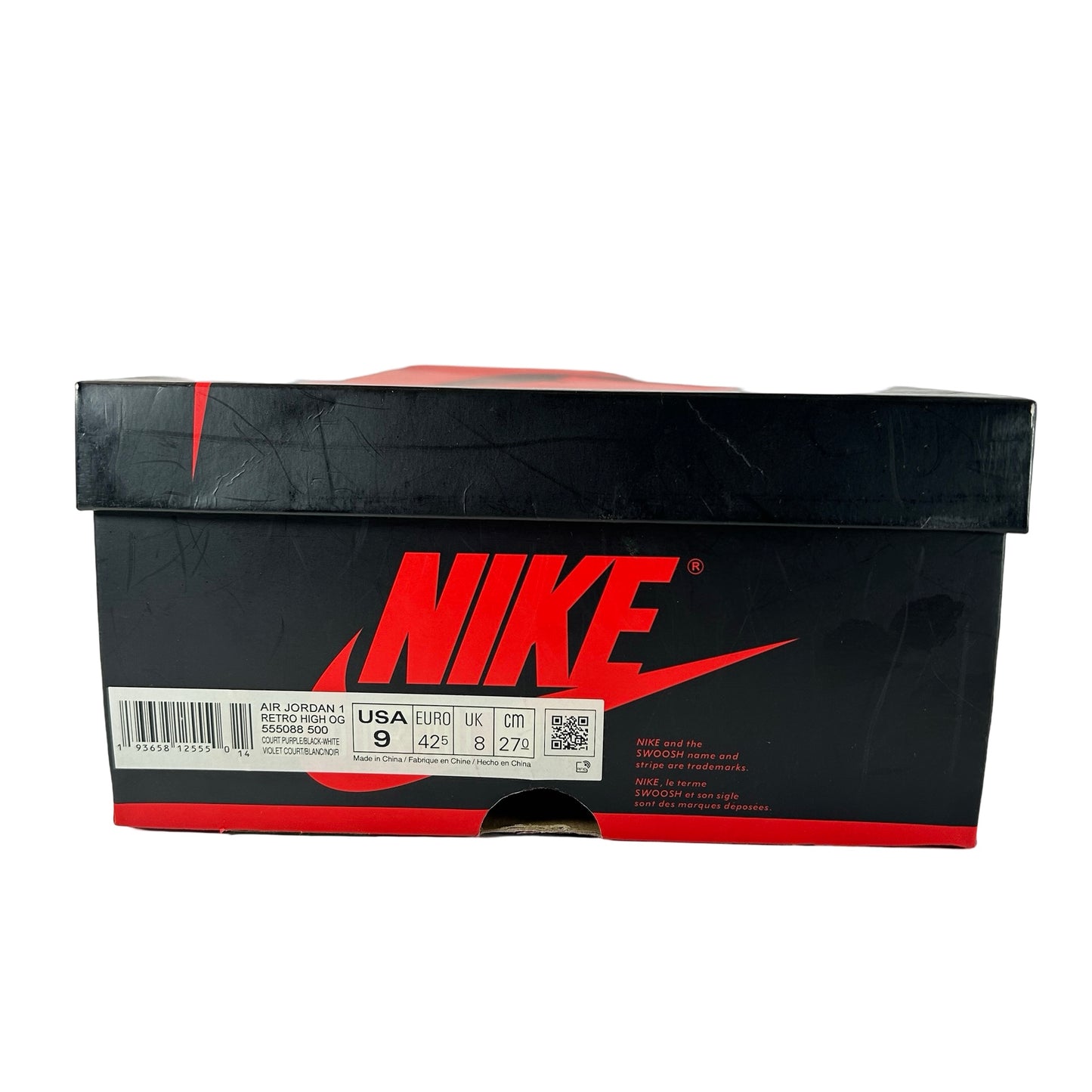 555088 500 Jordan 1 Corte Púrpura