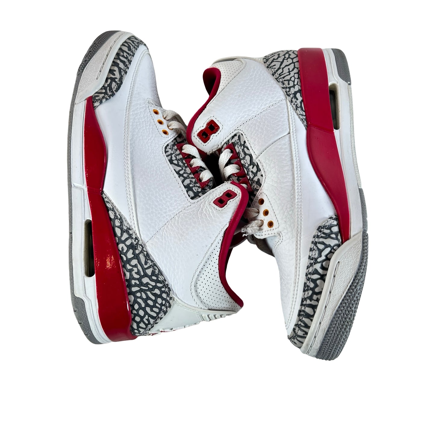 CT8532 126 Jordan 3 Retro Cardinal Red [USED] - 7.5 M (Used) (Replace Box)