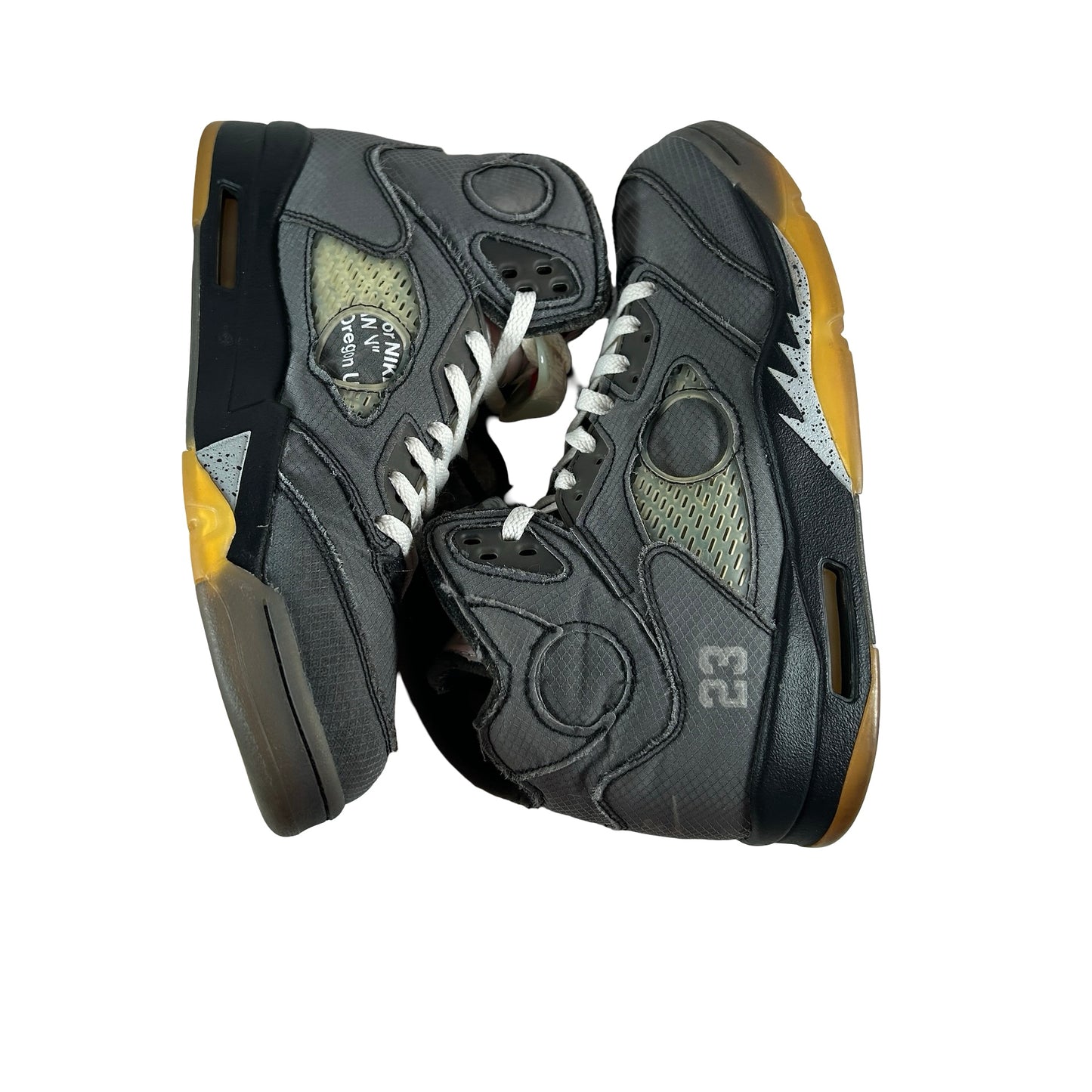 CT8480 001 Jordan 5 Off-White Black [USED] - 10.5 M (Used4)