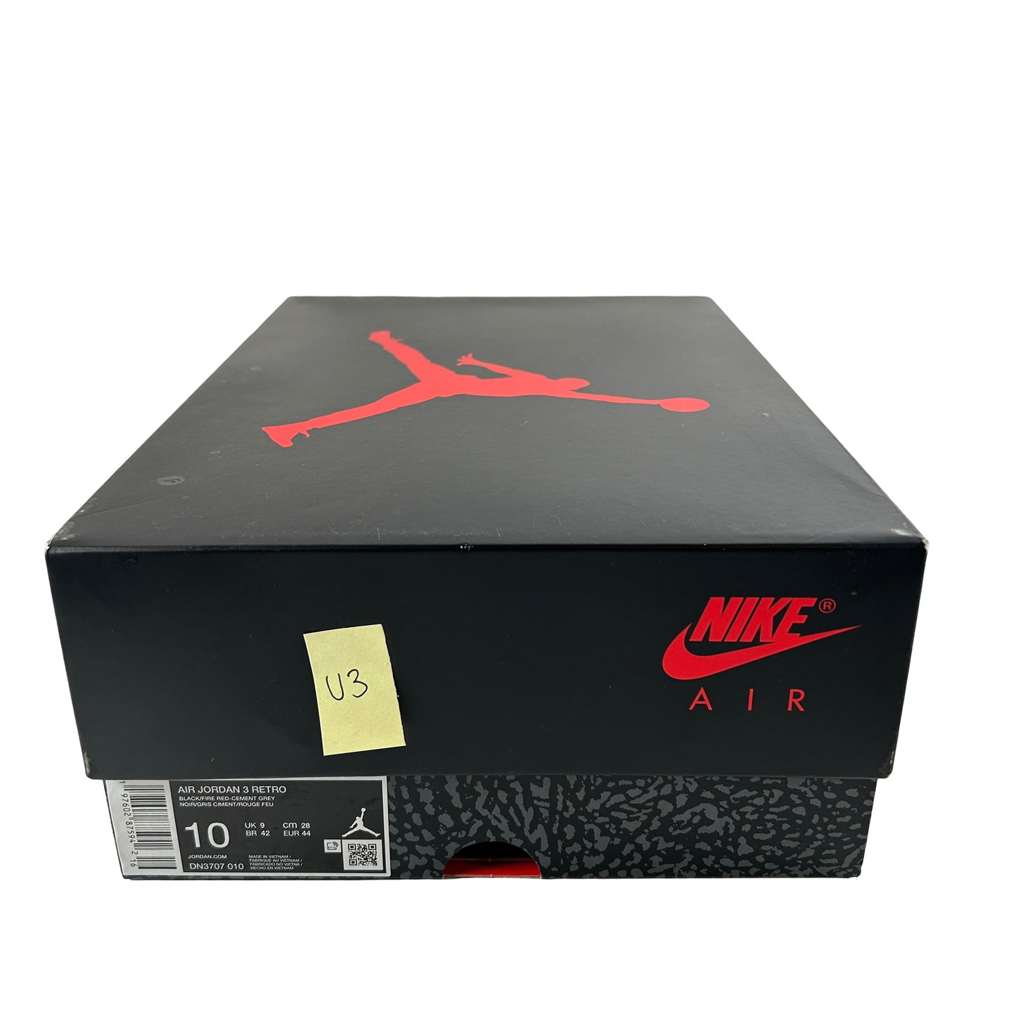 DN3707 010 Jordan 3 Retro Black Cement Reimagined (2024) [USED] - 10 M (Used3)