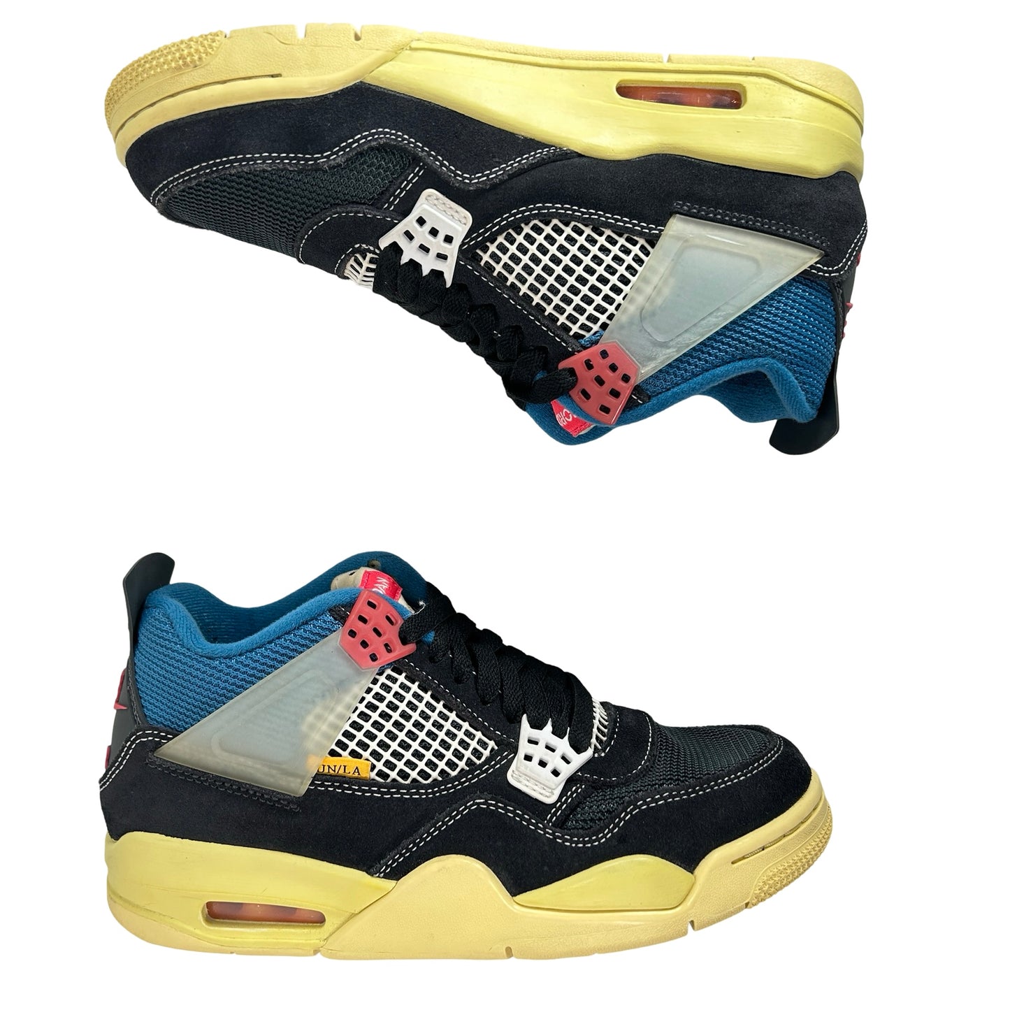 DC9533 001 Jordan 4 Retro Union Off Noir [USED] - 6 M (Used)
