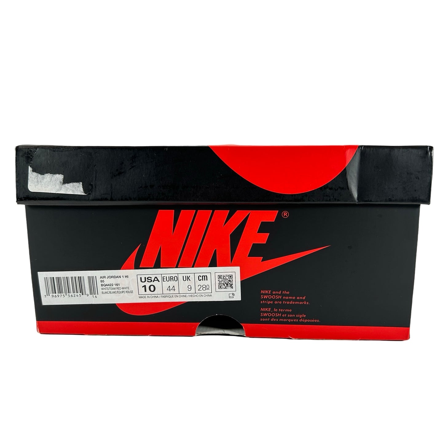 BQ4422 161 Jordan 1 Retro High 85 OG Metallic Burgundy [USED] - 10 M (VNDS)