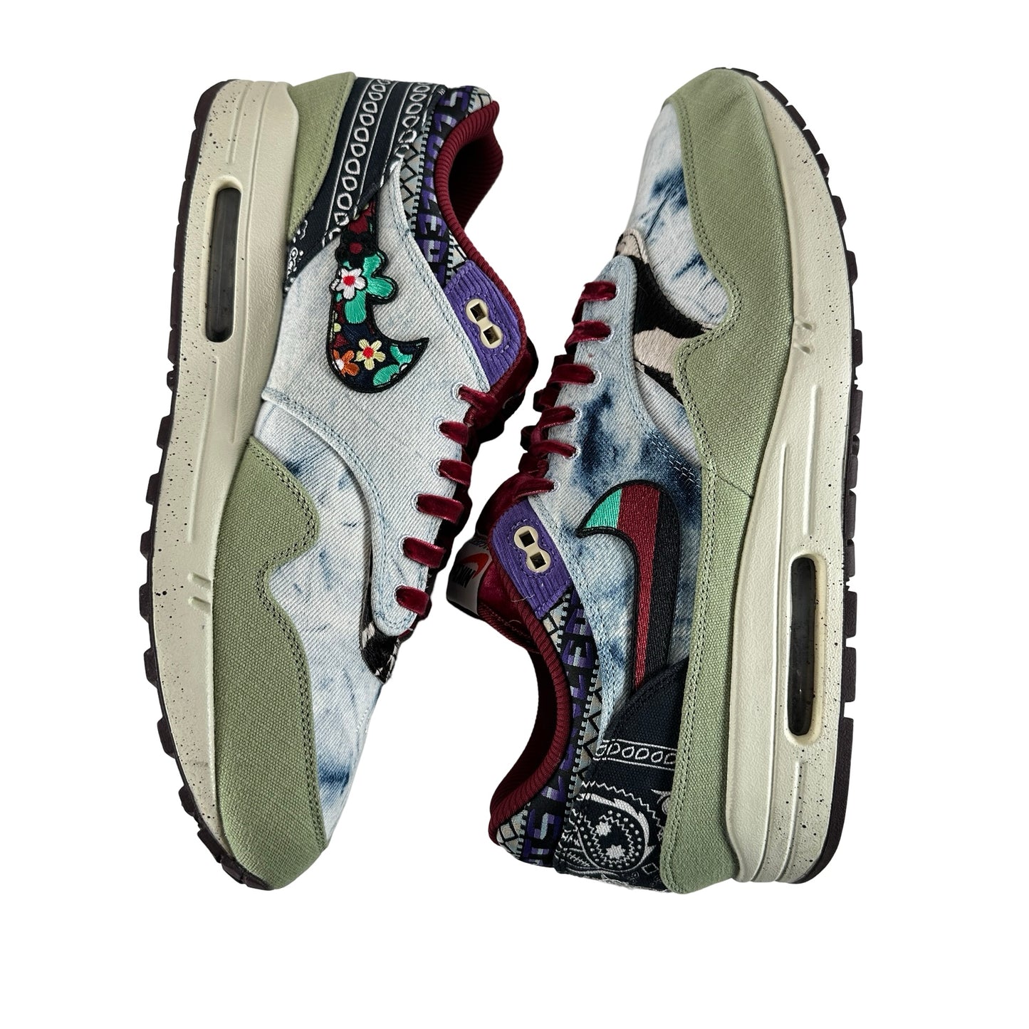 DN1803 300 Nike Air Max 1 Concepts Denim Oliva Lona