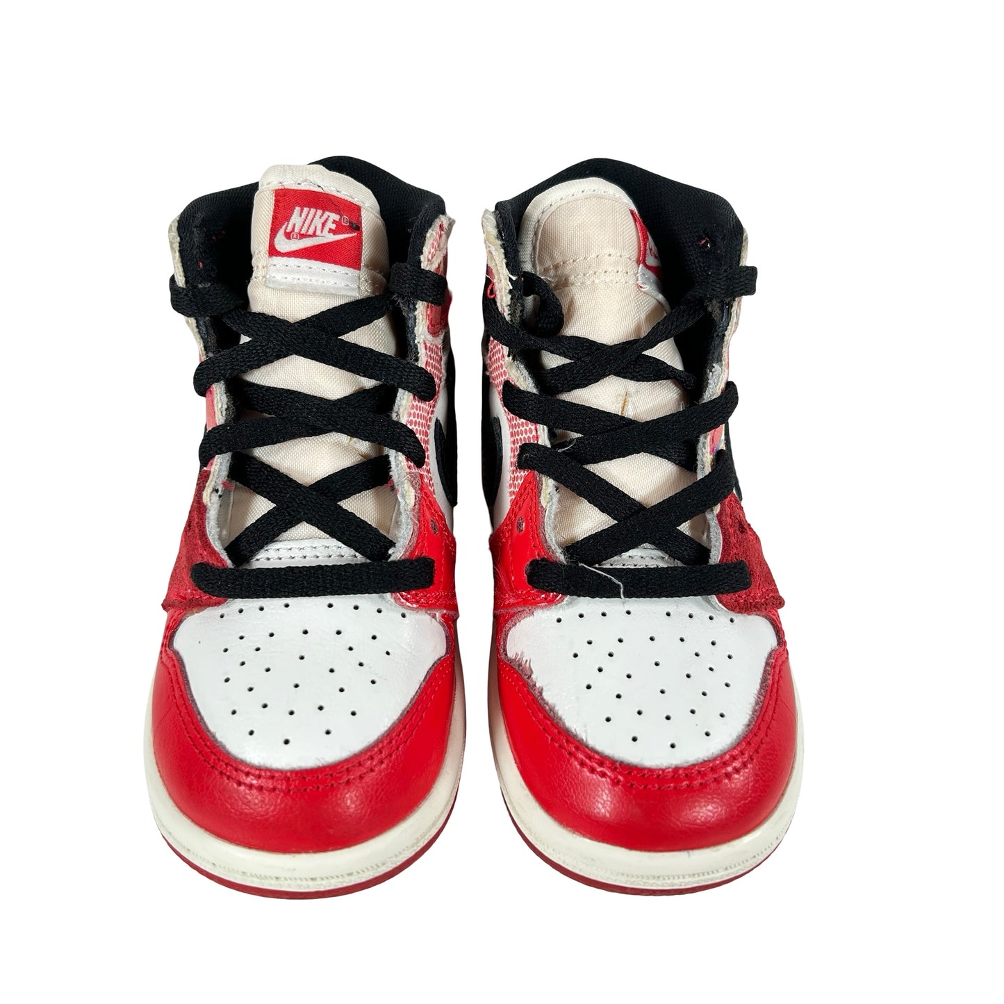 DV1750 601 Jordan 1 Retro High OG Spider-Man Across the Spider-Verse (TD) [USED] - 7 C (Used)