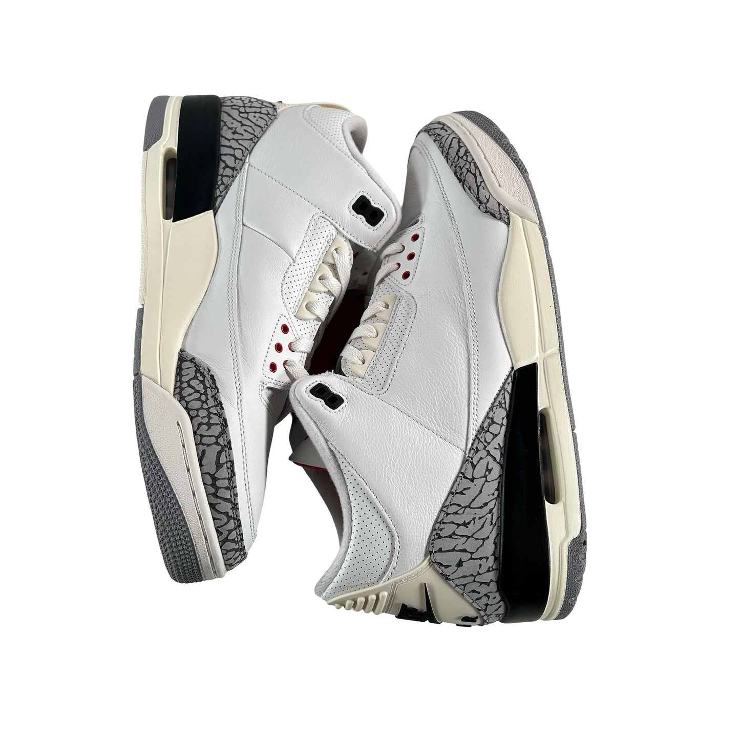 DN3707 100 Jordan 3 Retro White Cement Reimagined [USED] - 13 M (Used6)