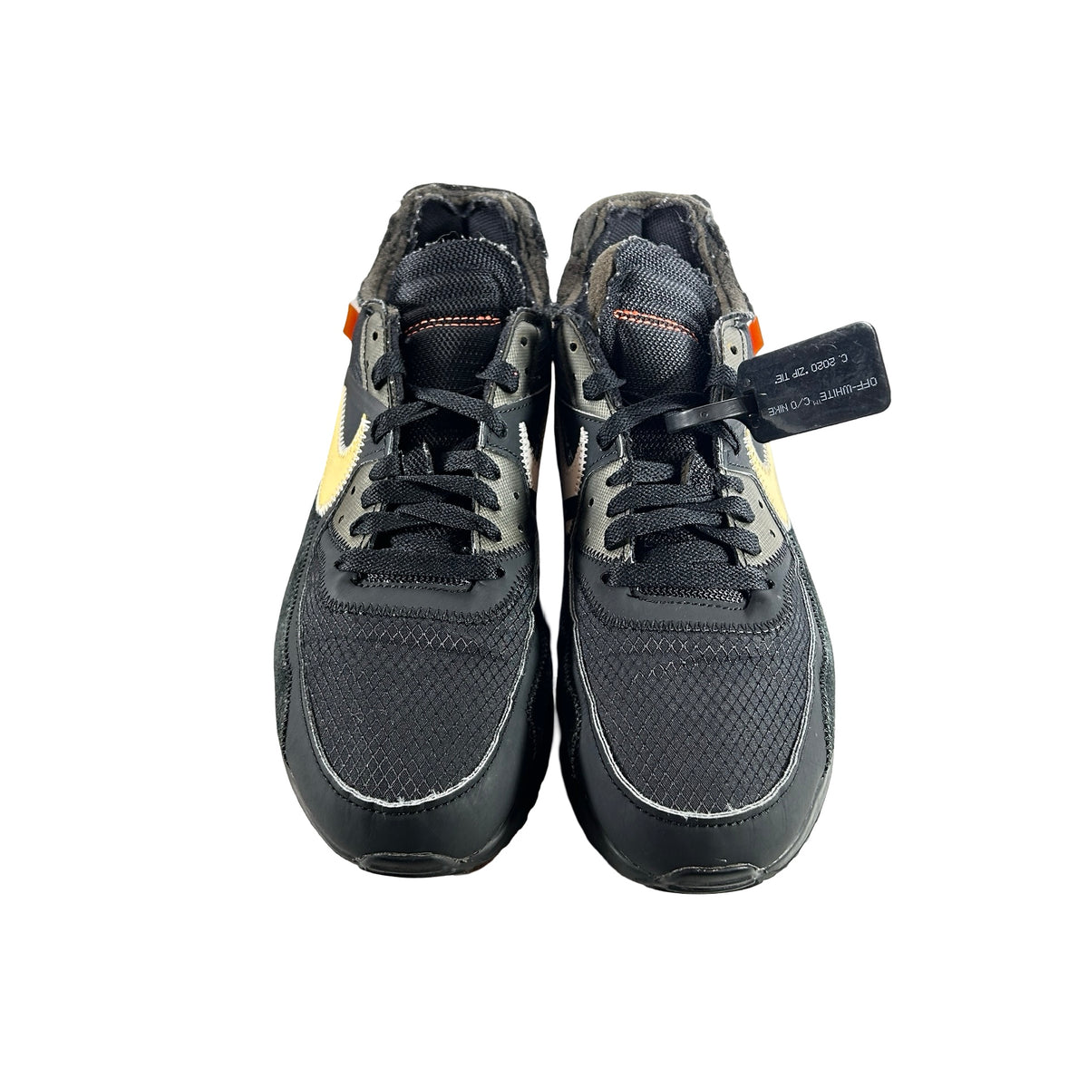AA7293 001 Air Max 90 Off-White Black [USED] - 10 M (Used) (Replace Box)