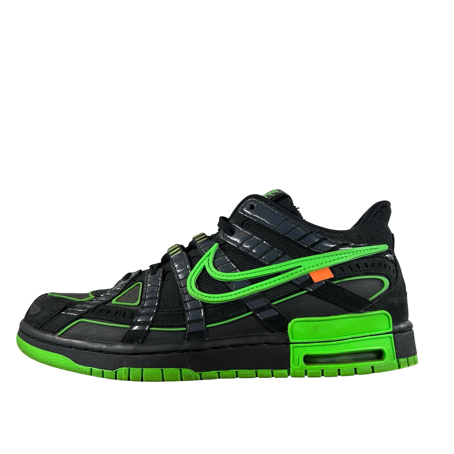 CU6015 001 Nike Air Rubber Dunk Off-White Green Strike [USED] - 9 M (Used3)