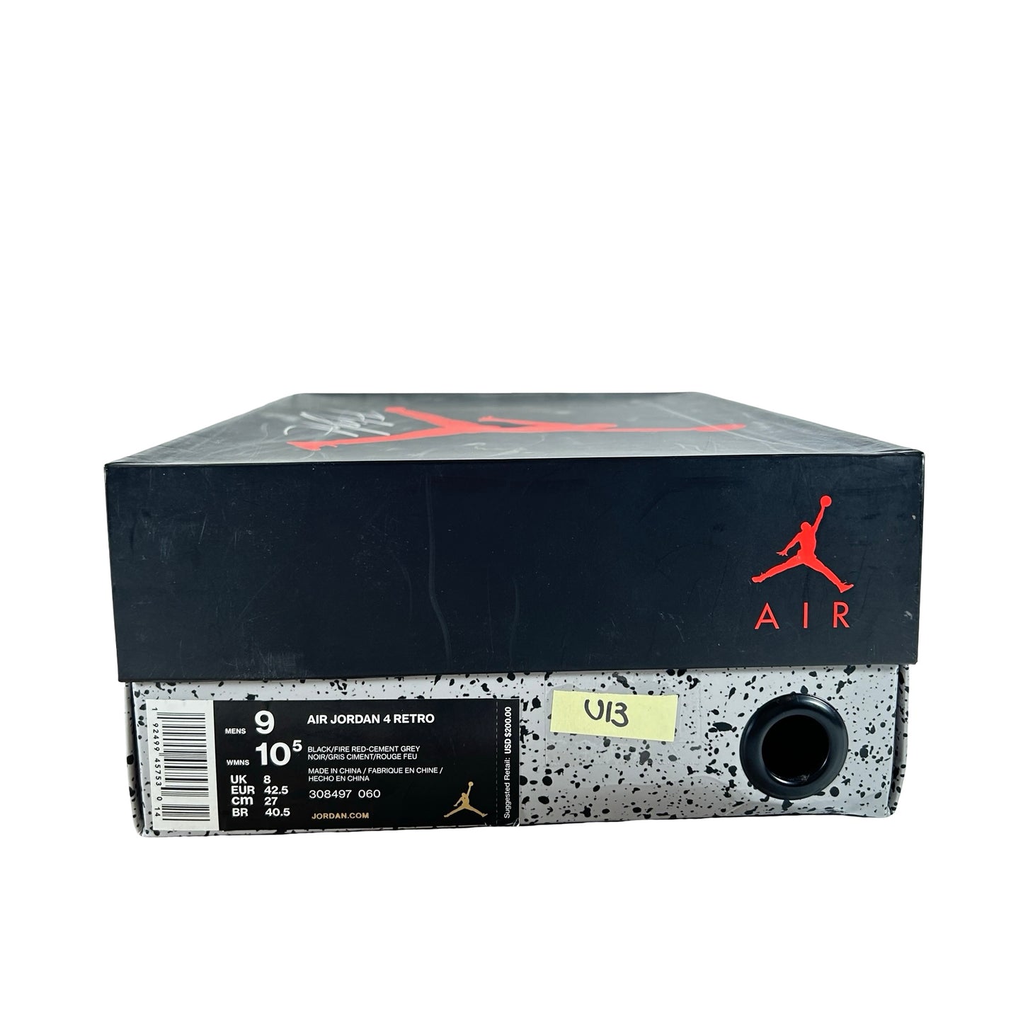 308497 060 Jordan 4 Bred (2019) [USED] - 9 M (Used13)