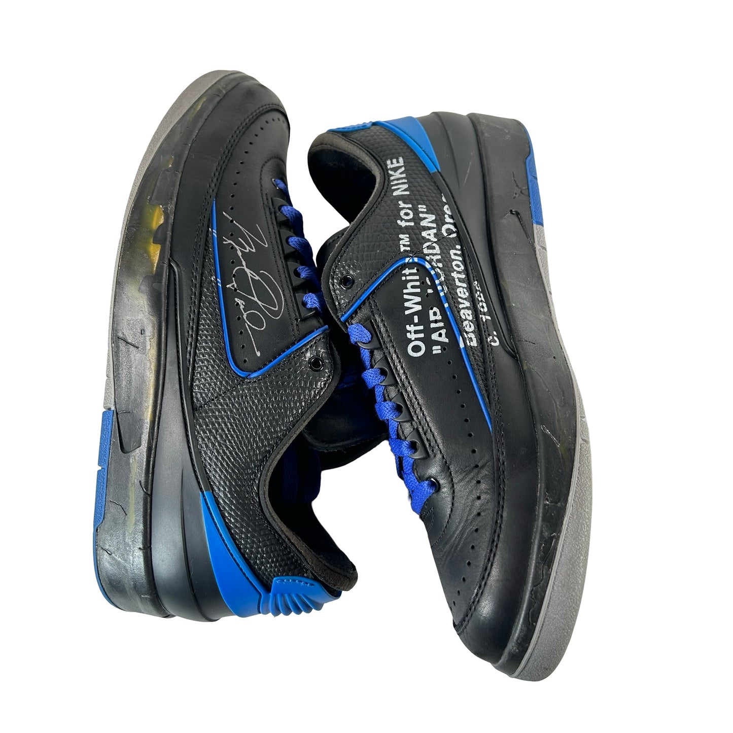 DJ4375 004 Jordan 2 Retro Low SP Off-White Black Blue [USED] - 9.5 M (Used2)