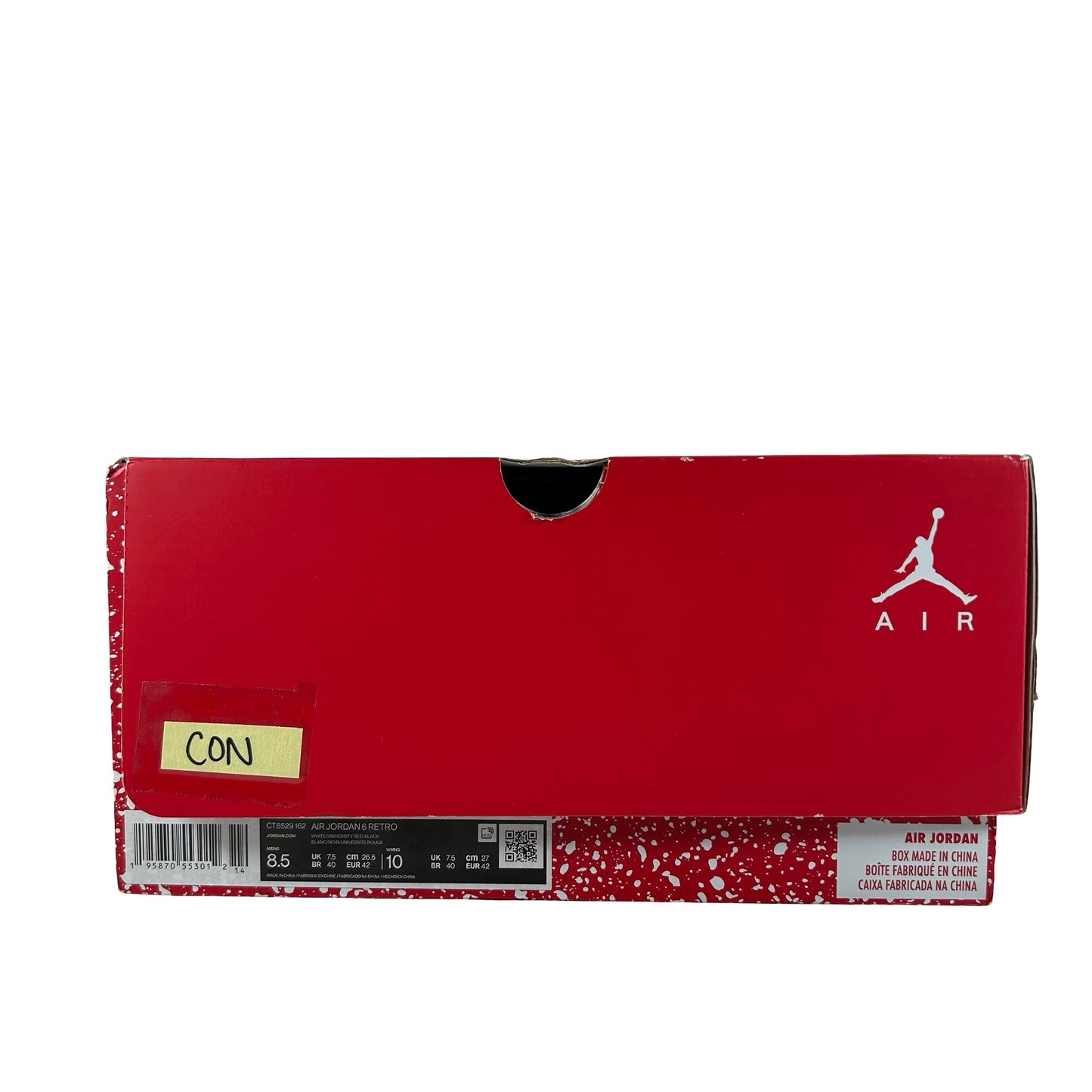 CT8529 162 Jordan 6 Retro Rojo Oreo