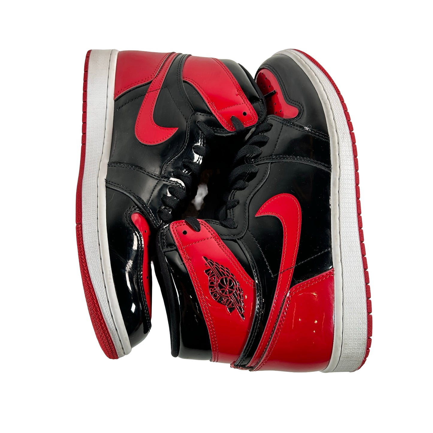 555088 063 Jordan 1 Retro High OG Patent Bred [USED] - 11 M (Used5)