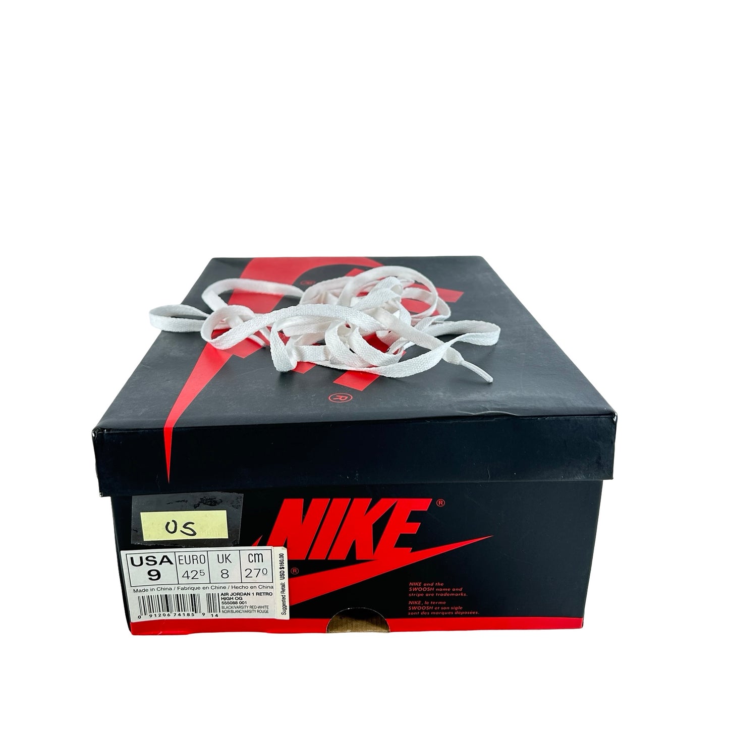 555088 001 Jordan 1 Retro High Bred Banned (2016) [USED] - 9 M (Used5)