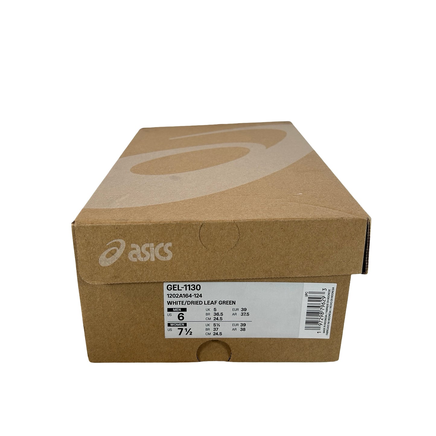 1202A164 124 ASICS Gel-1130 White Dried Leaf Green (Women's) [USED] - 6 M / 7.5 W