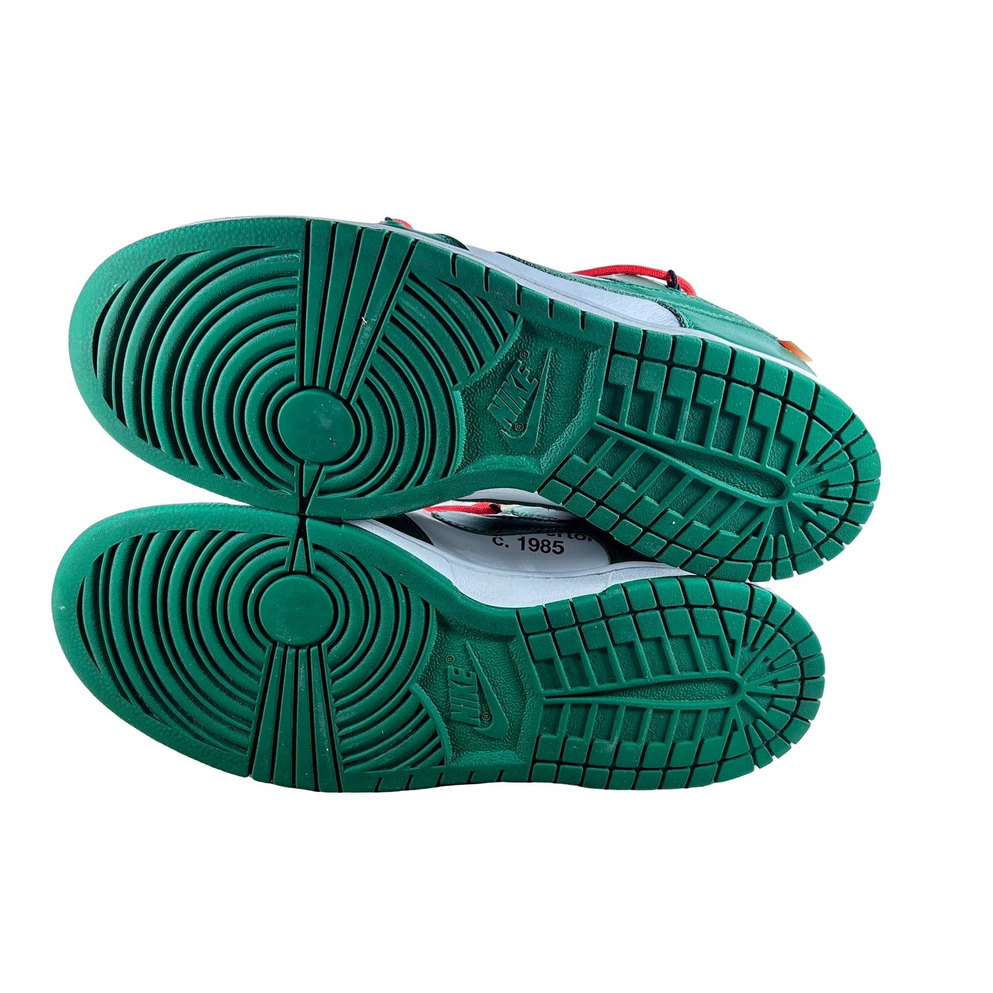 CT0856 100 Nike Dunk Low Off-White Green [USED] - 8.5 M (Used) (No Box)
