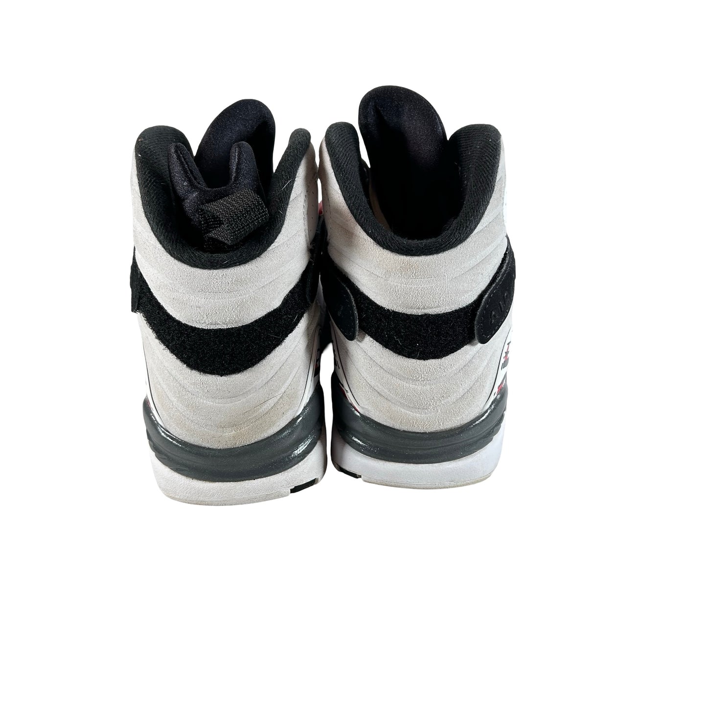 305381 100 Jordan 8 Retro White True Red (2025) [USED] - 9.5 M (Used)