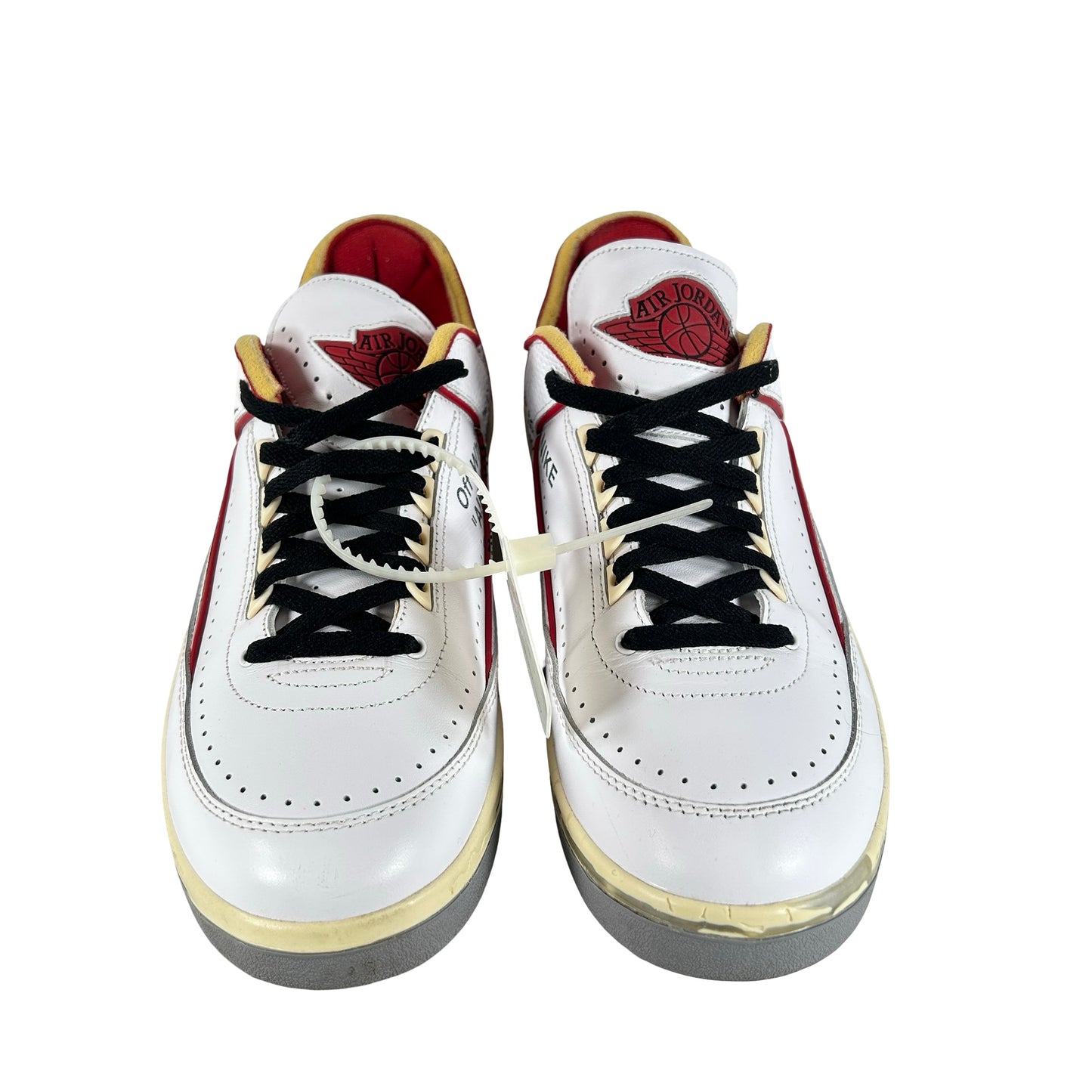 DJ4375 106 Jordan 2 Retro Low SP Off-White White Red [USED] - 12 M (Used4)