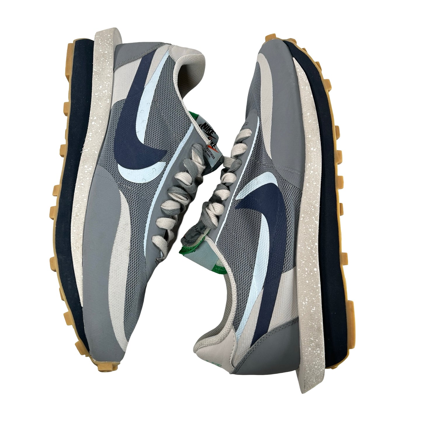 DH3114 001 Nike LD Waffle sacai CLOT Kiss of Death 2 Cool Grey [USED] - 12 M (Used) (No Box)