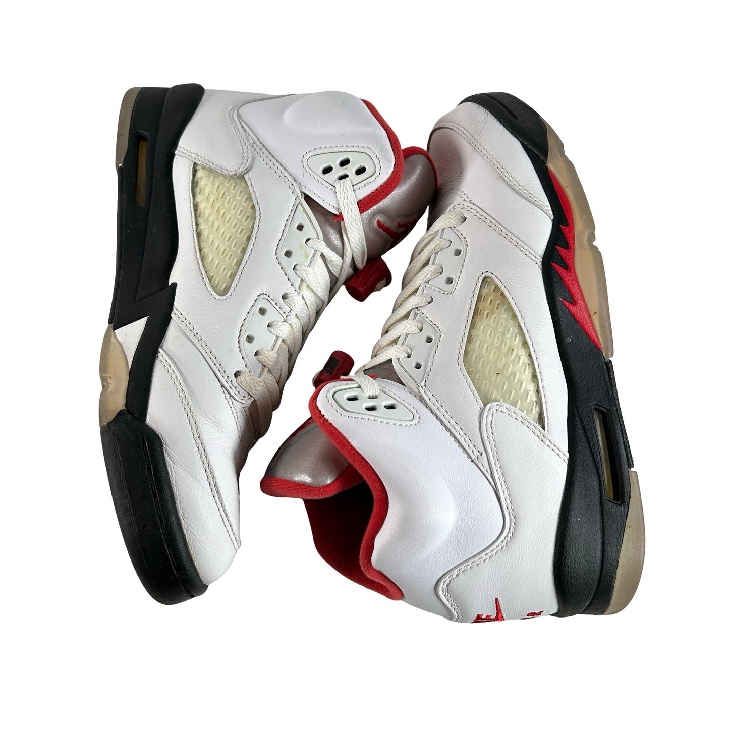 440888 102 Jordan 5 Retro Fire Rojo Plata Lengua (2020) (GS)
