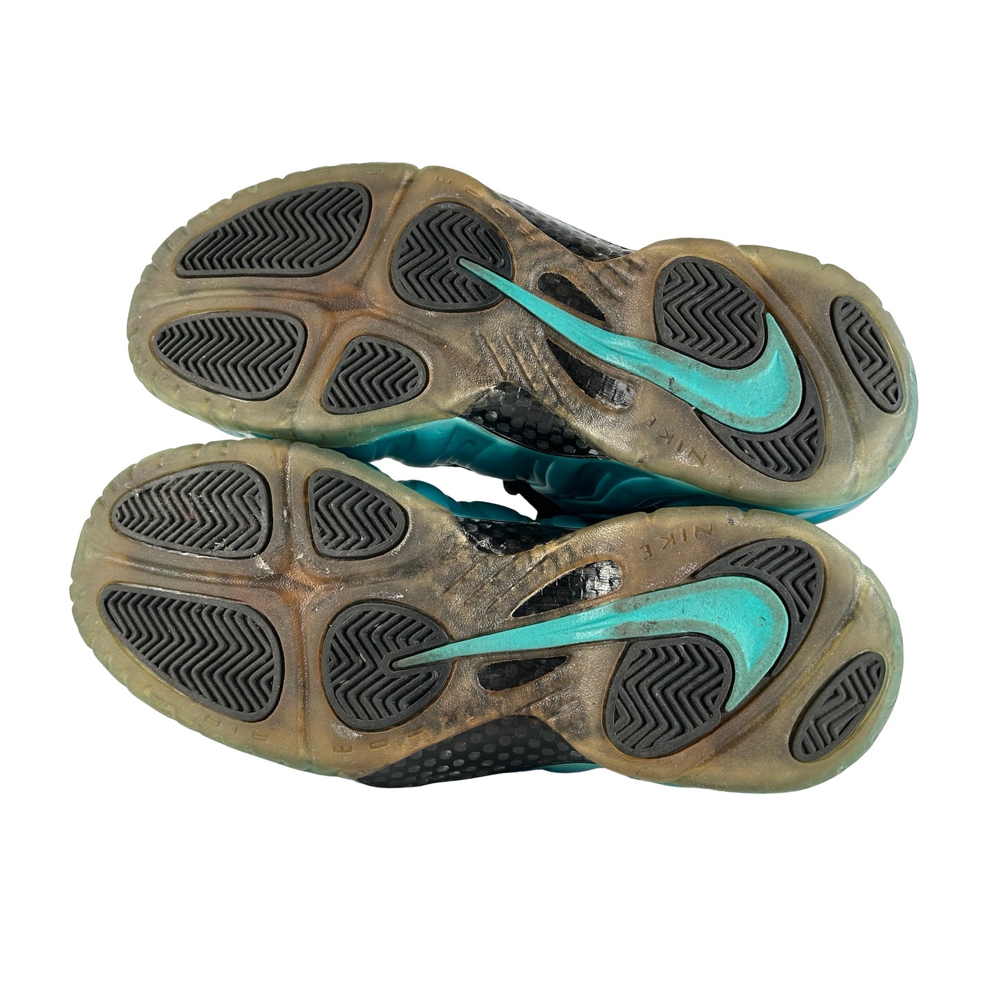 624041 410 Nike Air Foamposite Pro Electric Blue [USED] - 9.5 M (Used) (No Box2)