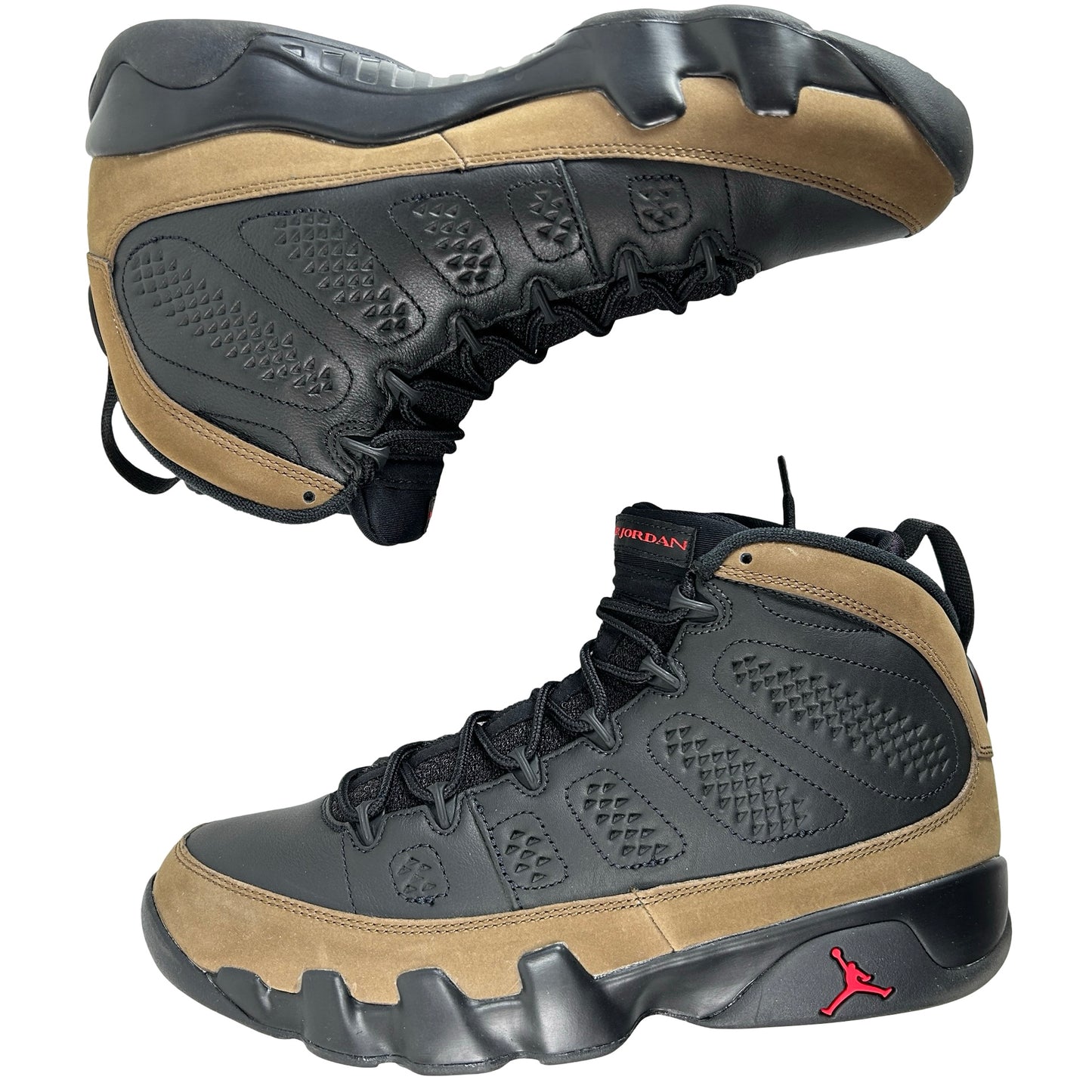 HV4794 030 Air Jordan 9 Retro Olive (2024) [USED] - 10 M (Used)