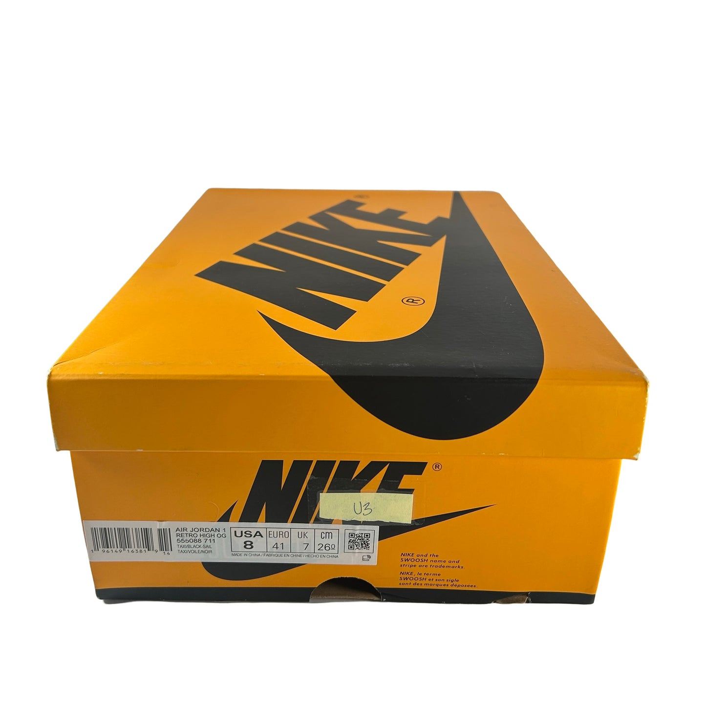 555088 711 Jordan 1 Retro High OG Taxi [USED] - 8 M (Used3)