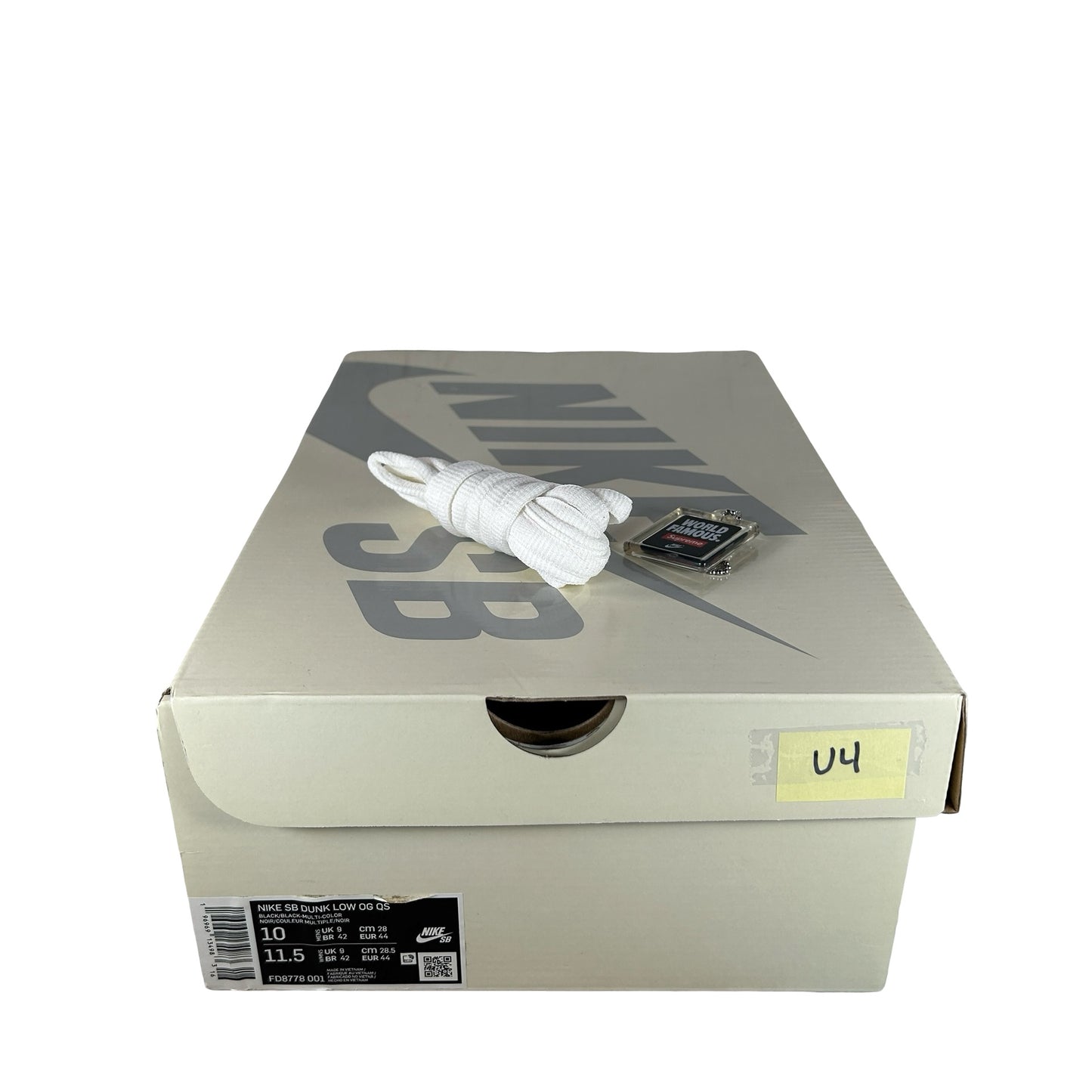 FD8778 001 Nike SB Dunk Low Supreme Rammellzee [USED] - 10 M (Used4)