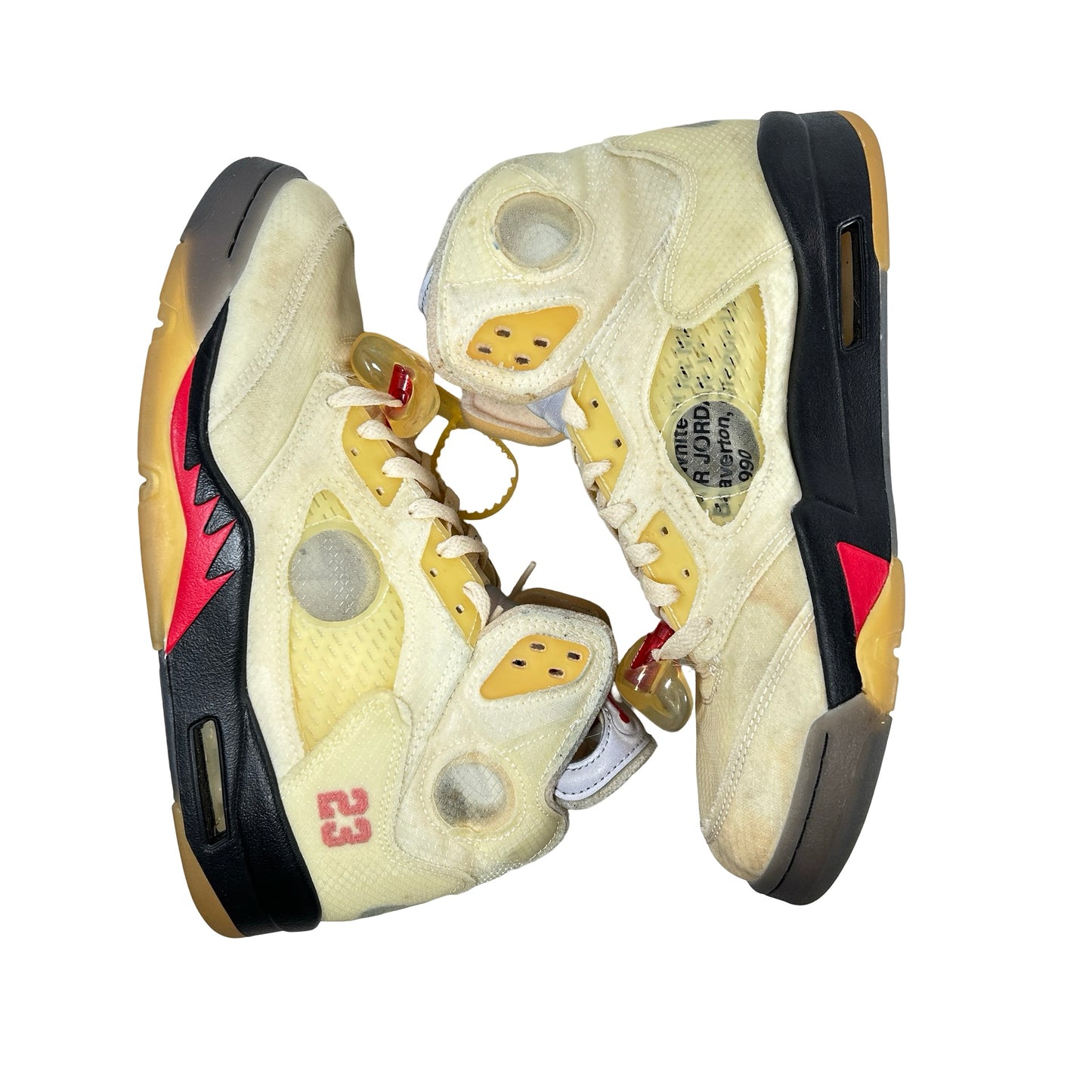 DH8565 100 Jordan 5 Off-White Sail [USED] - 9.5 M (Used3)
