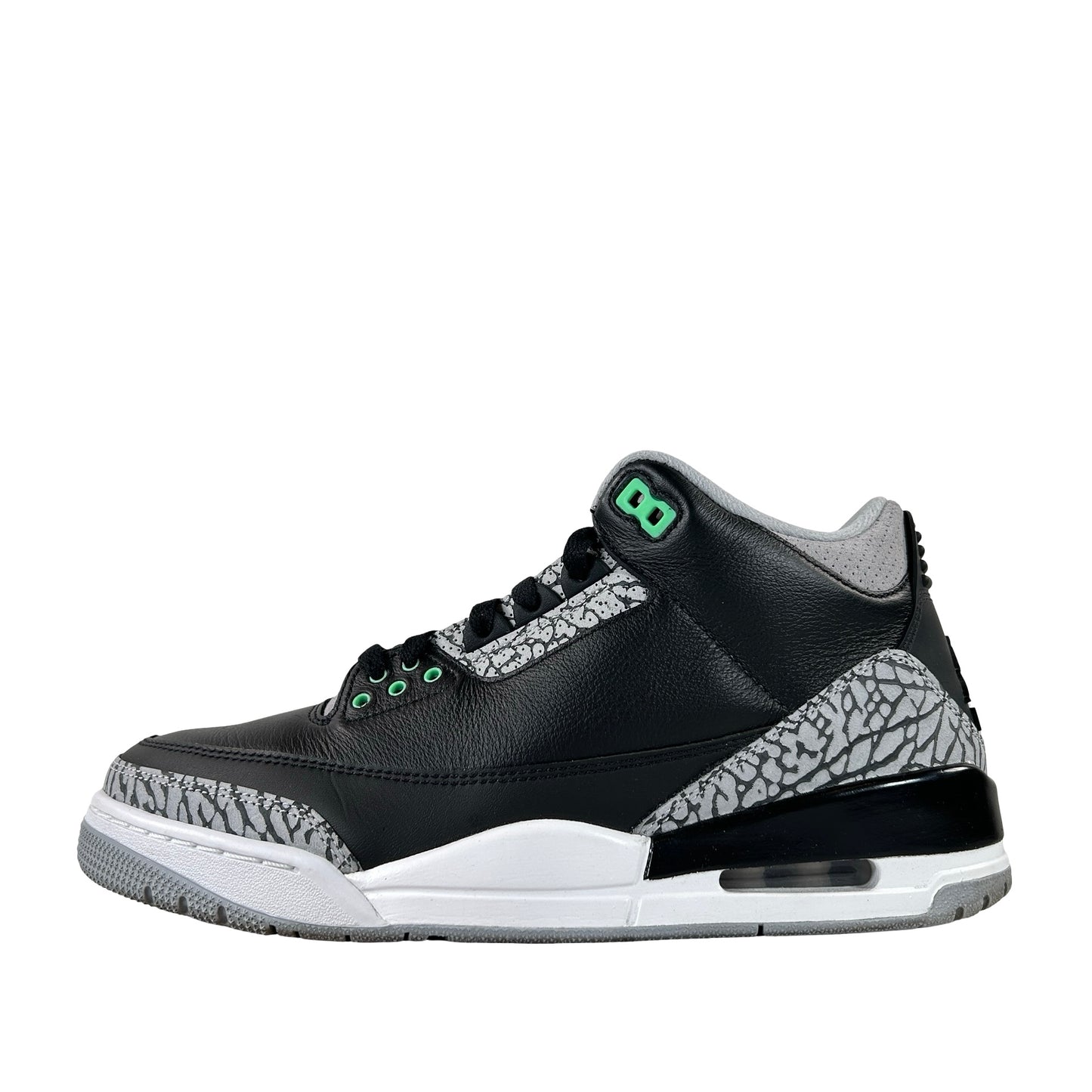 CT8532 031 Jordan 3 Retro Green Glow [USED] - 9 M (Used)