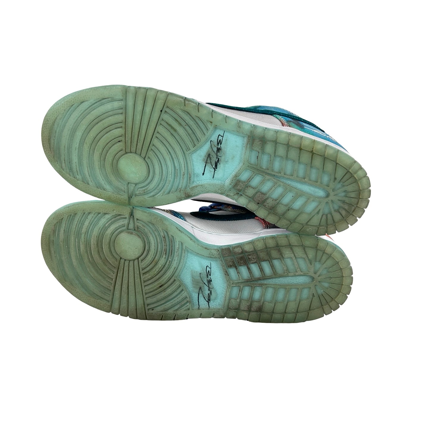 HF6061 400 Nike SB Dunk Low Futura Laboratories Bleached Aqua [USED] - 10 M (Used)