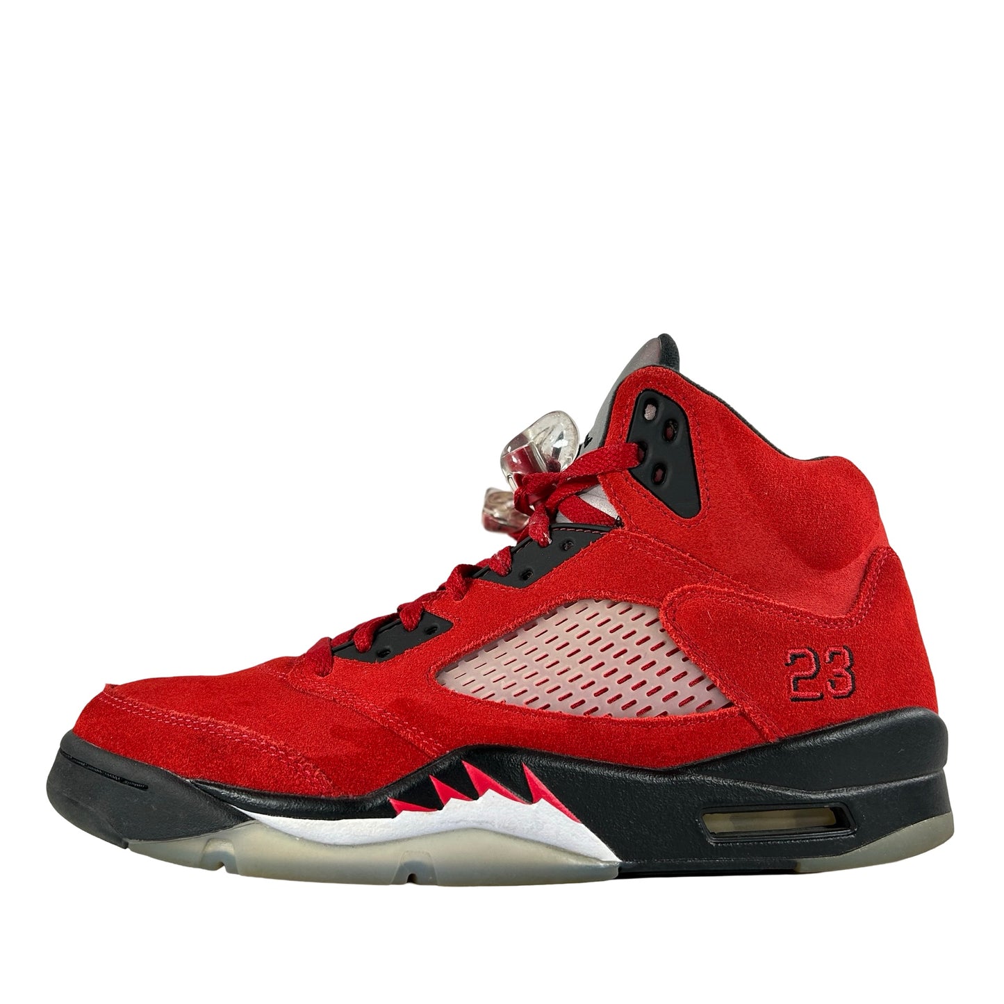 DD0587 600 Jordan 5 Retro Raging Bull Red (2021) [USED] - 9 M (Used)